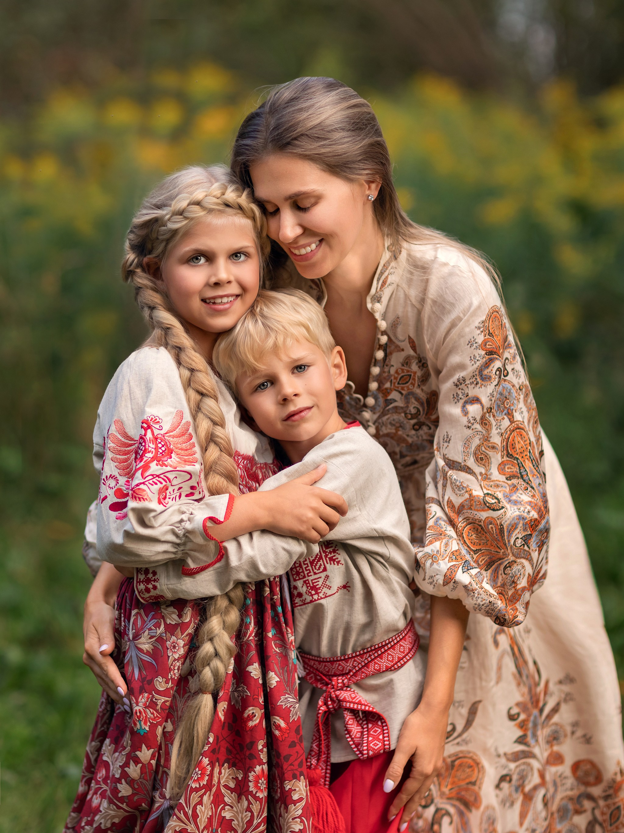 Семейная съемка с животными. Детский и семейный фотограф Елена Михайлова в Москве