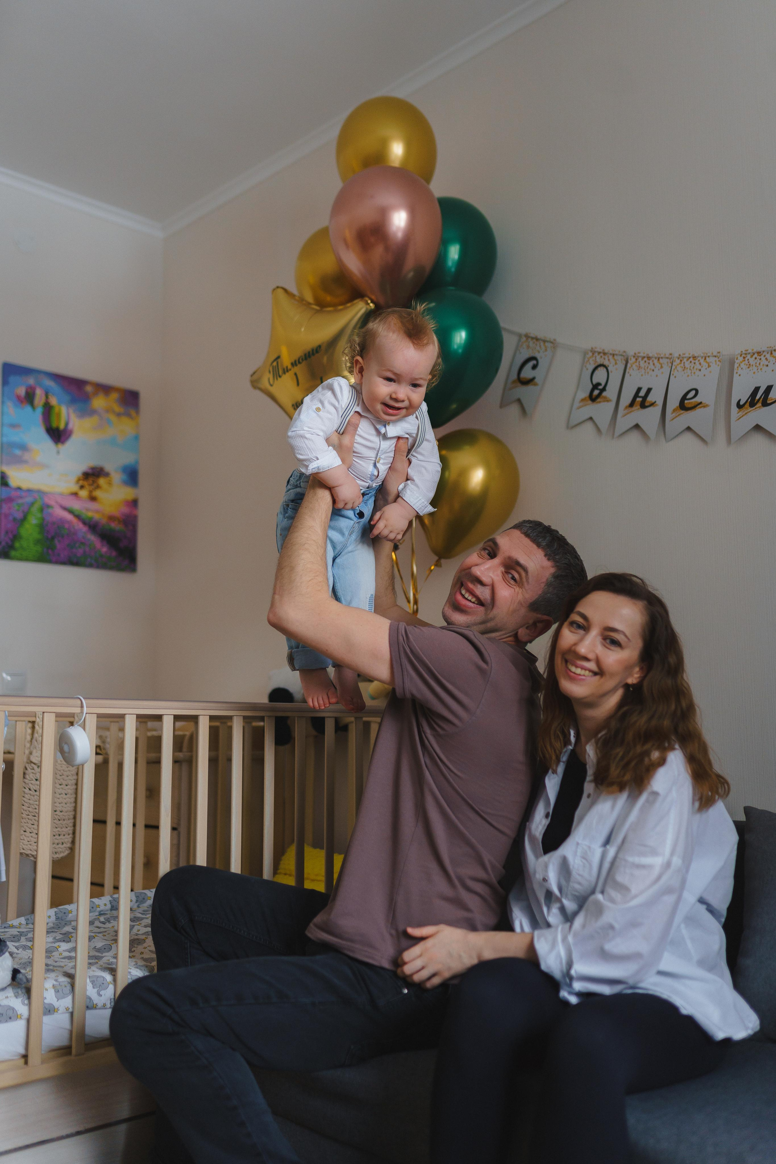 1 годик в кругу самых близких. Семейный фотограф Москва Путилково Гуляшова Екатерина