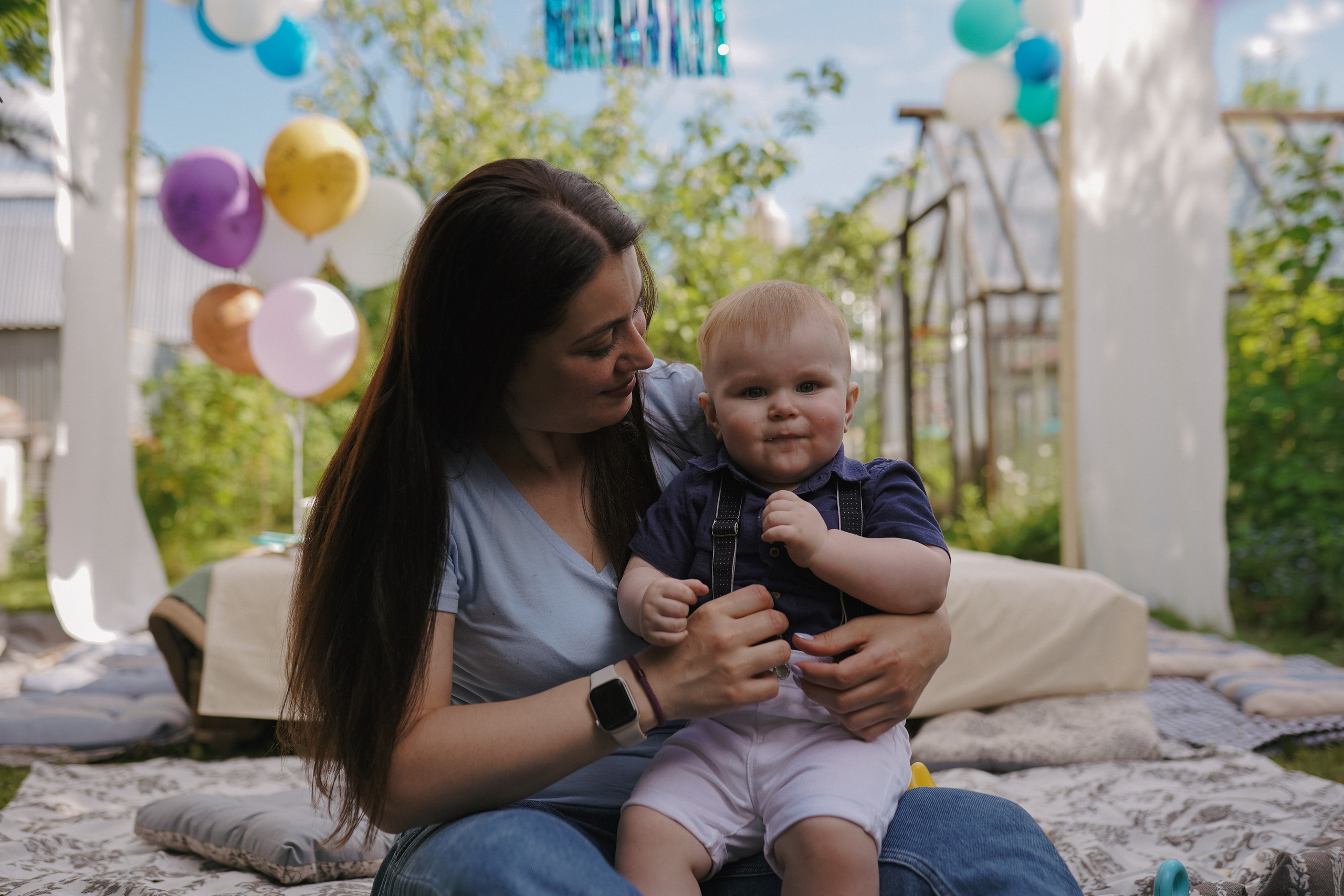 Годовасие на даче. Семейный фотограф Москва Путилково Гуляшова Екатерина