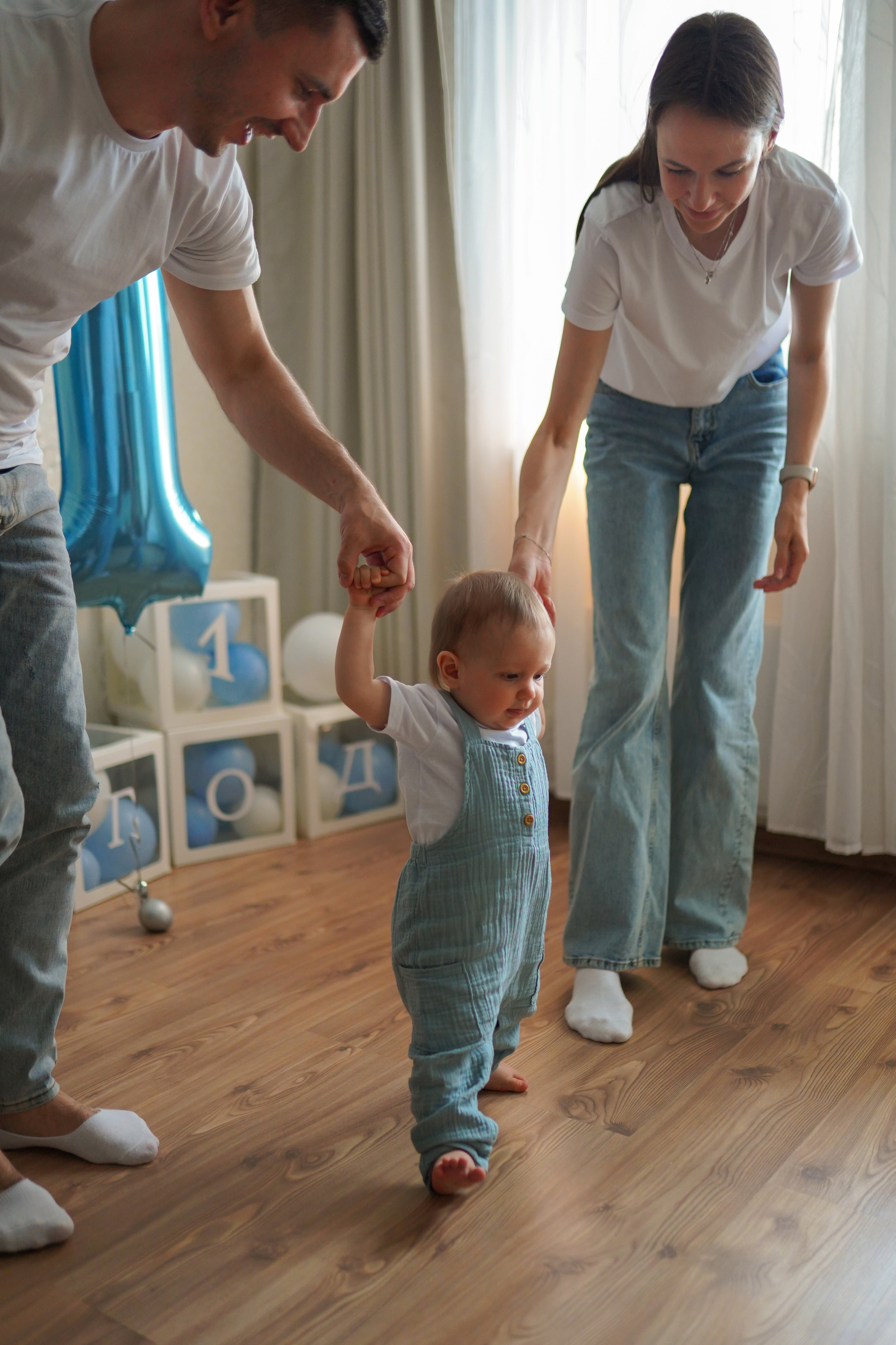 Домашний праздник на 1 годик. Семейный фотограф Москва Путилково Гуляшова Екатерина
