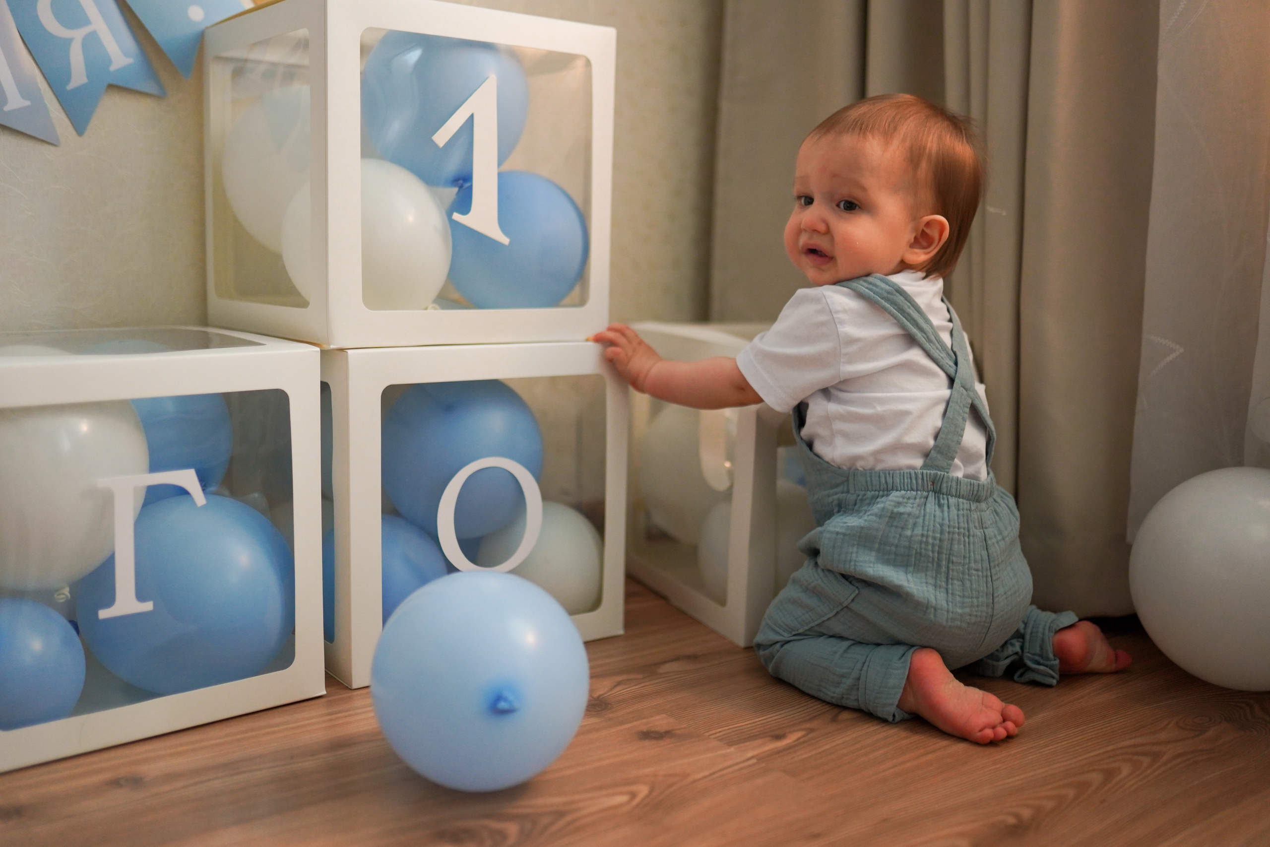Домашний праздник на 1 годик. Семейный фотограф Москва Путилково Гуляшова Екатерина