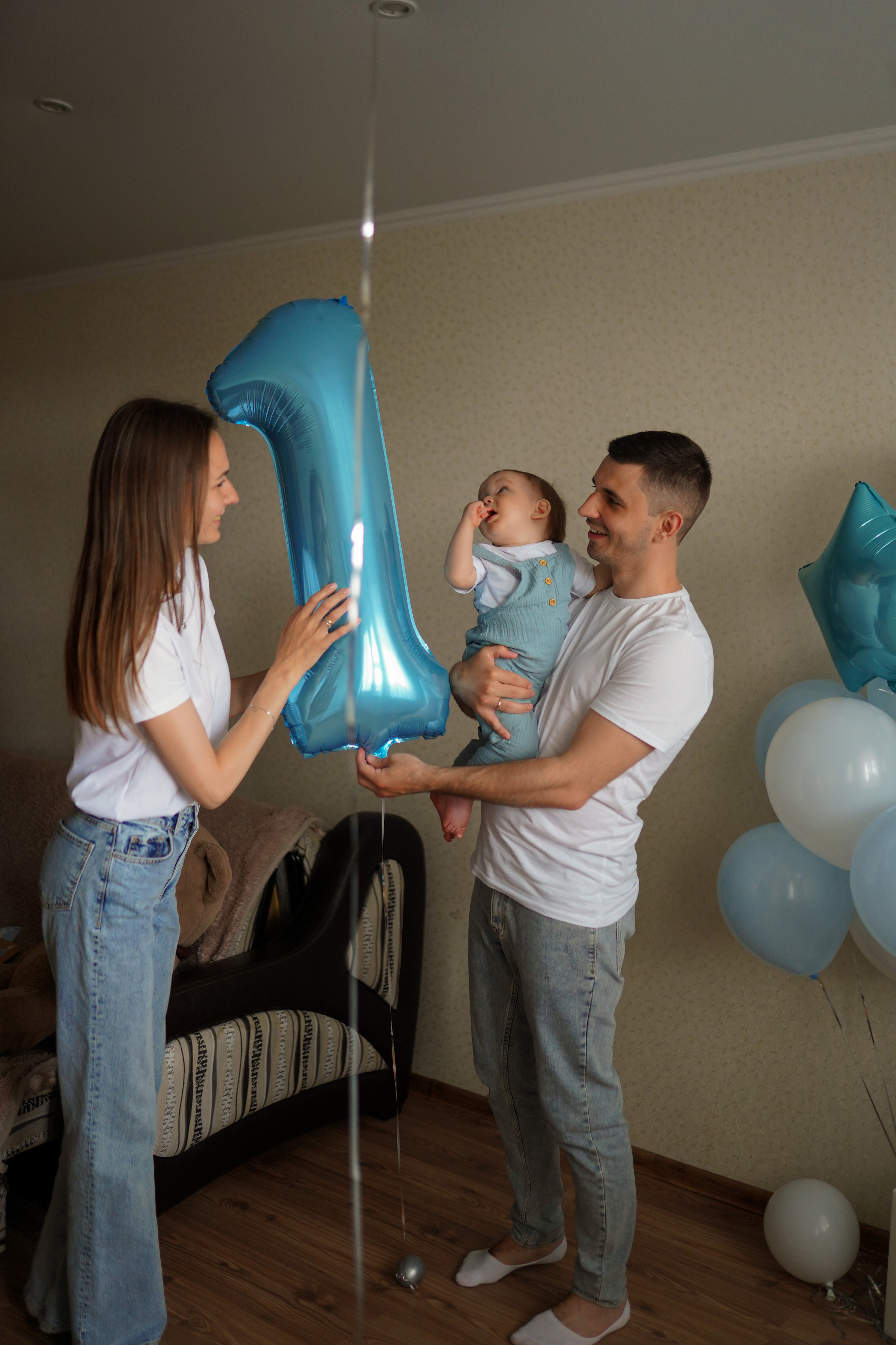 Домашний праздник на 1 годик. Семейный фотограф Москва Путилково Гуляшова Екатерина