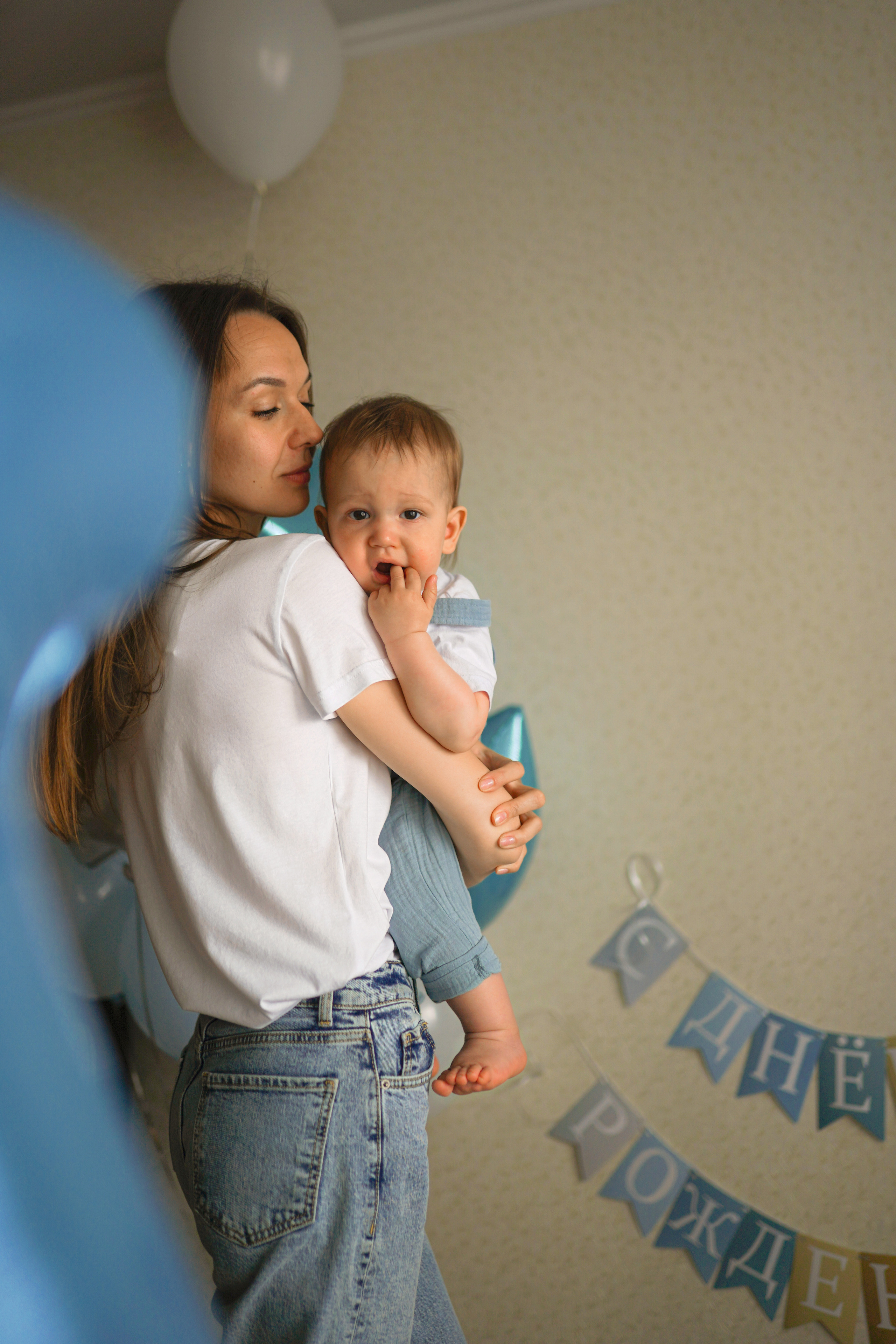 Домашний праздник на 1 годик. Семейный фотограф Москва Путилково Гуляшова Екатерина
