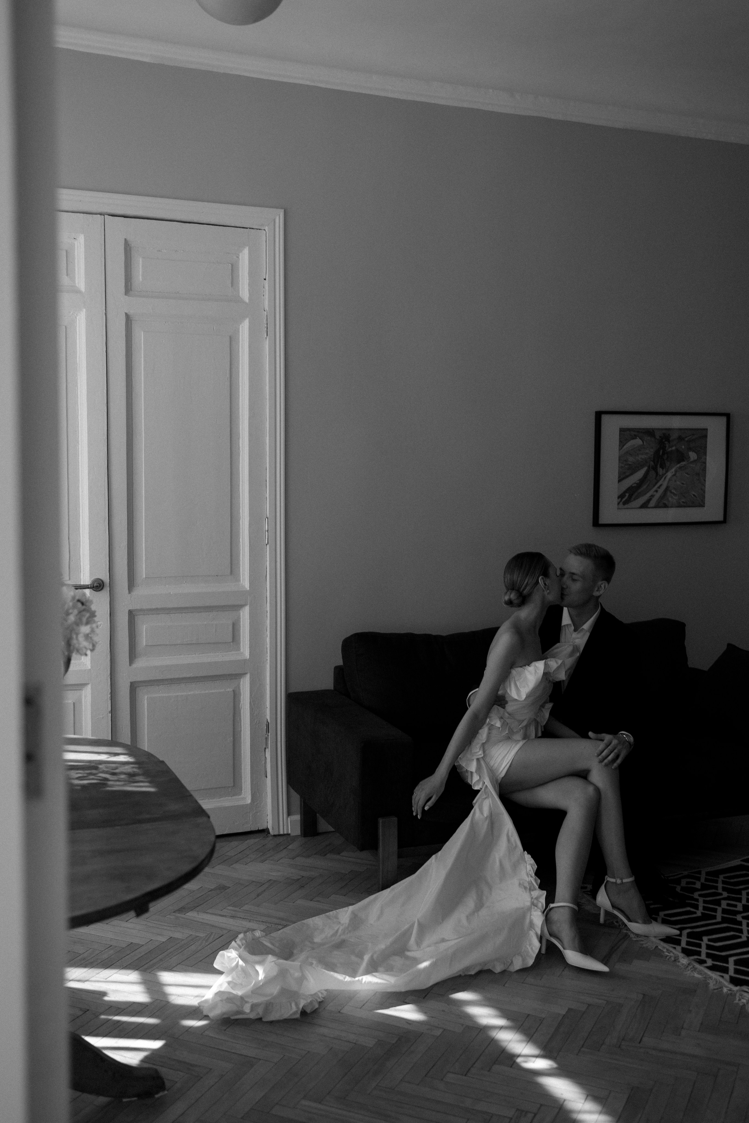 Свадебная фотосессия в студии/отеле. Фотограф в Санкт-Петербурге Шевченко Наталья