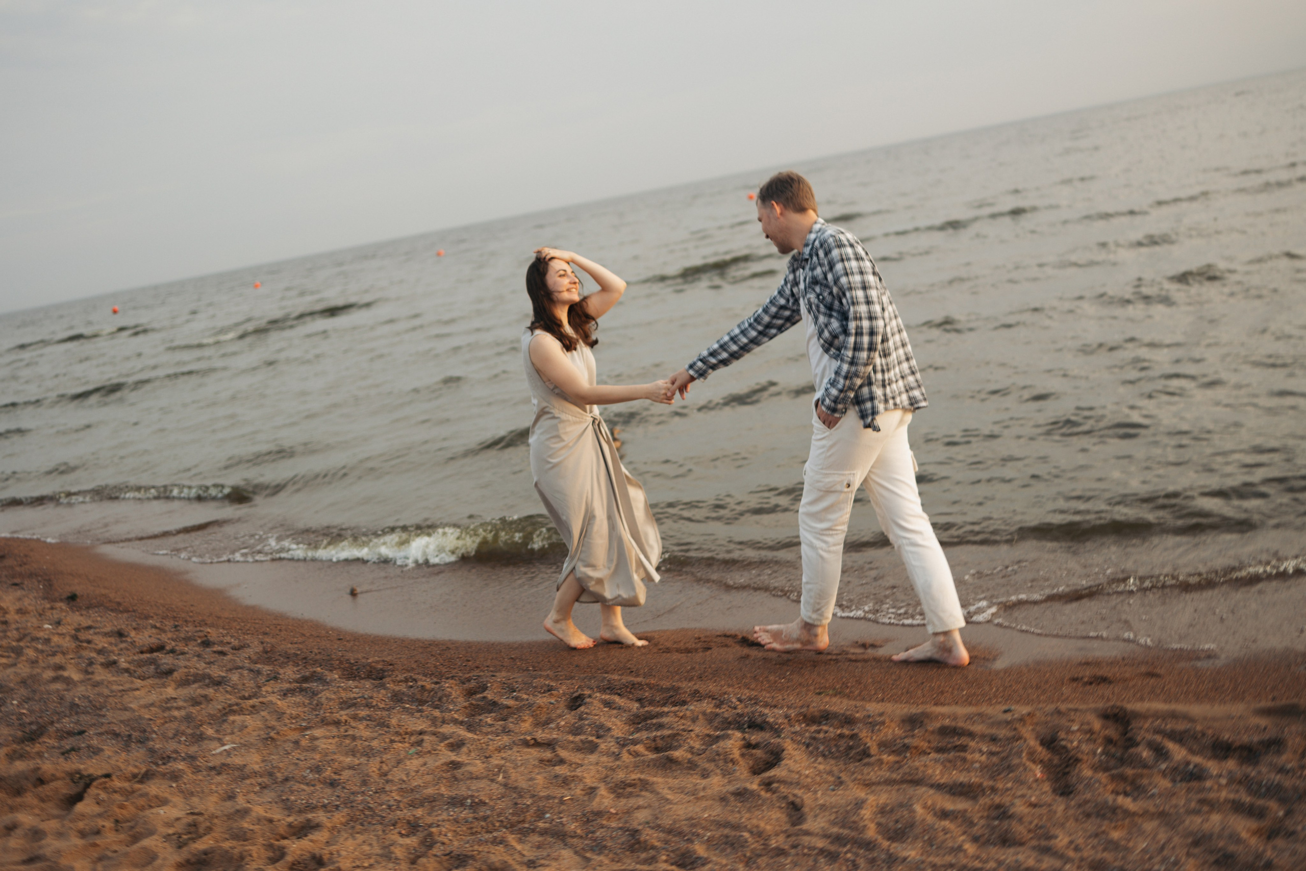 Финский залив в сентябре. Портретный фотограф в Санкт-Петербурге