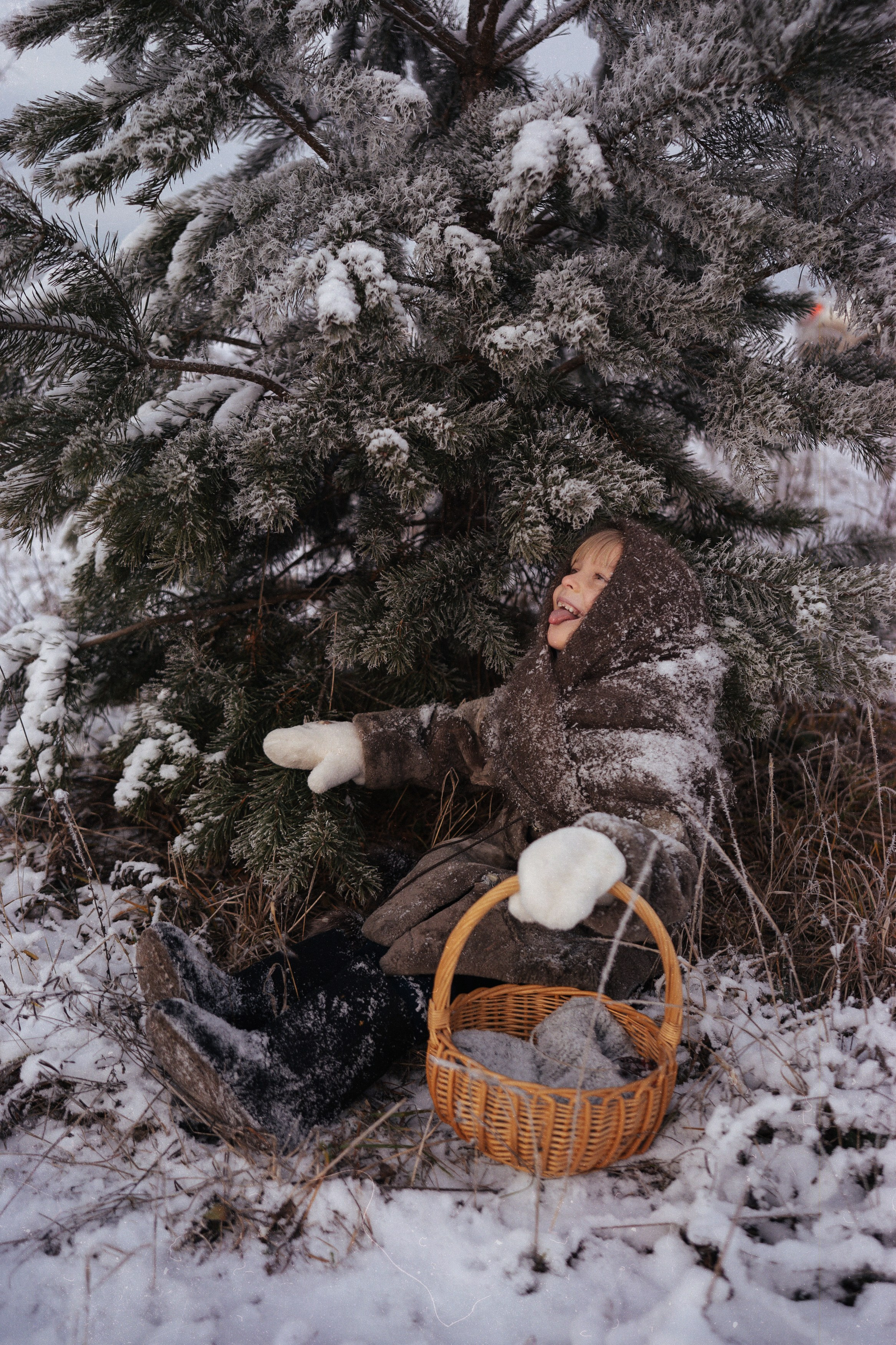 Первый снег. Семейный и детский фотограф в Кирове Татьяна Лыскова