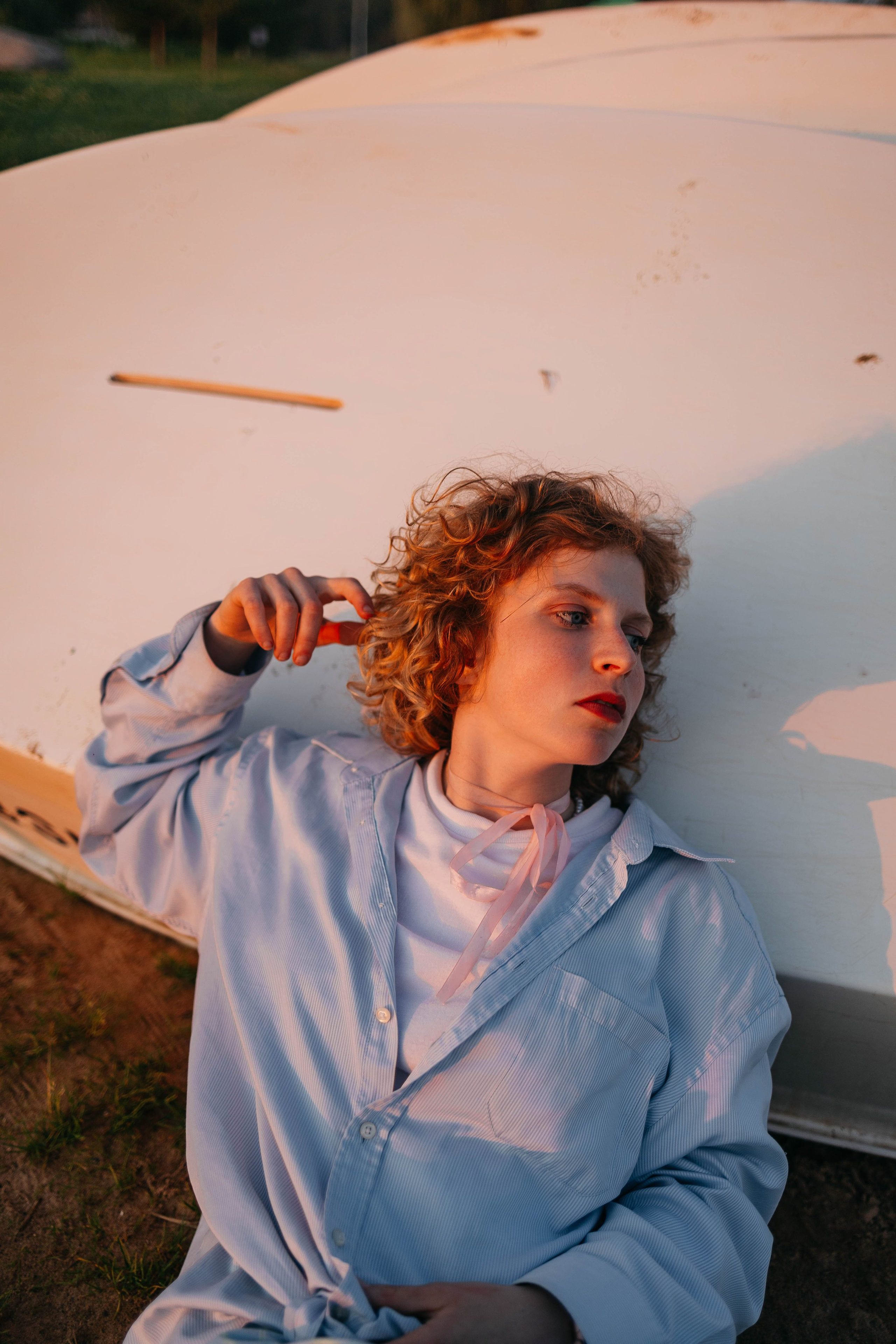 Лиза в Завидово. Закат. Фотограф в Твери Лагодная Яна