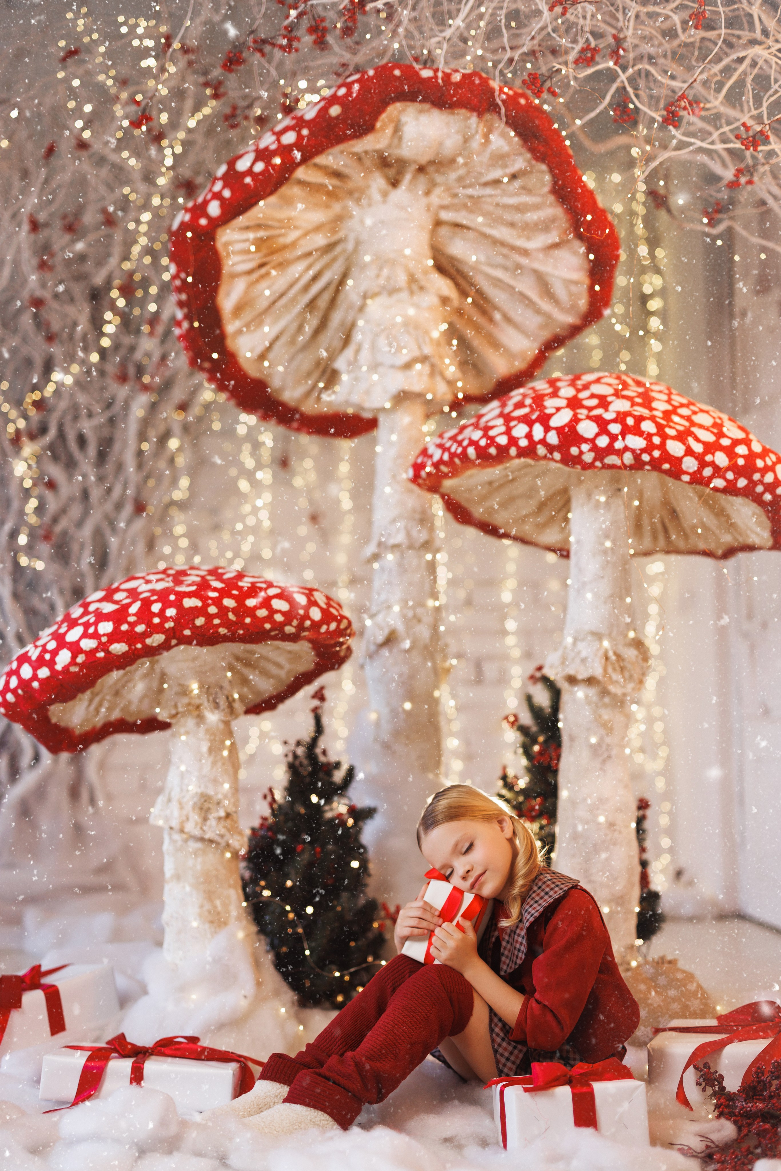 Детская новогодняя фотосессия в фотостудии «Alice», город Краснодар. Семейный и детский фотограф в Краснодаре Анна Трашкова