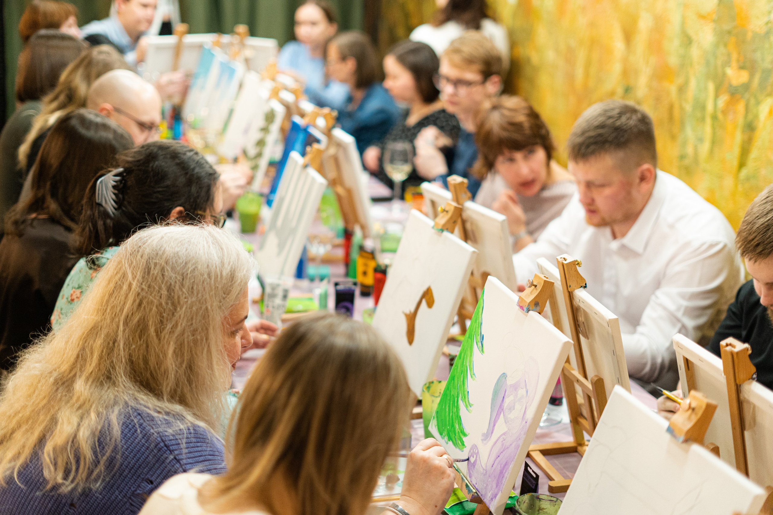 Корпоратив Teach Me Art 2. Портретный фотограф в Москве и Санкт-Петербурге Арина Чех