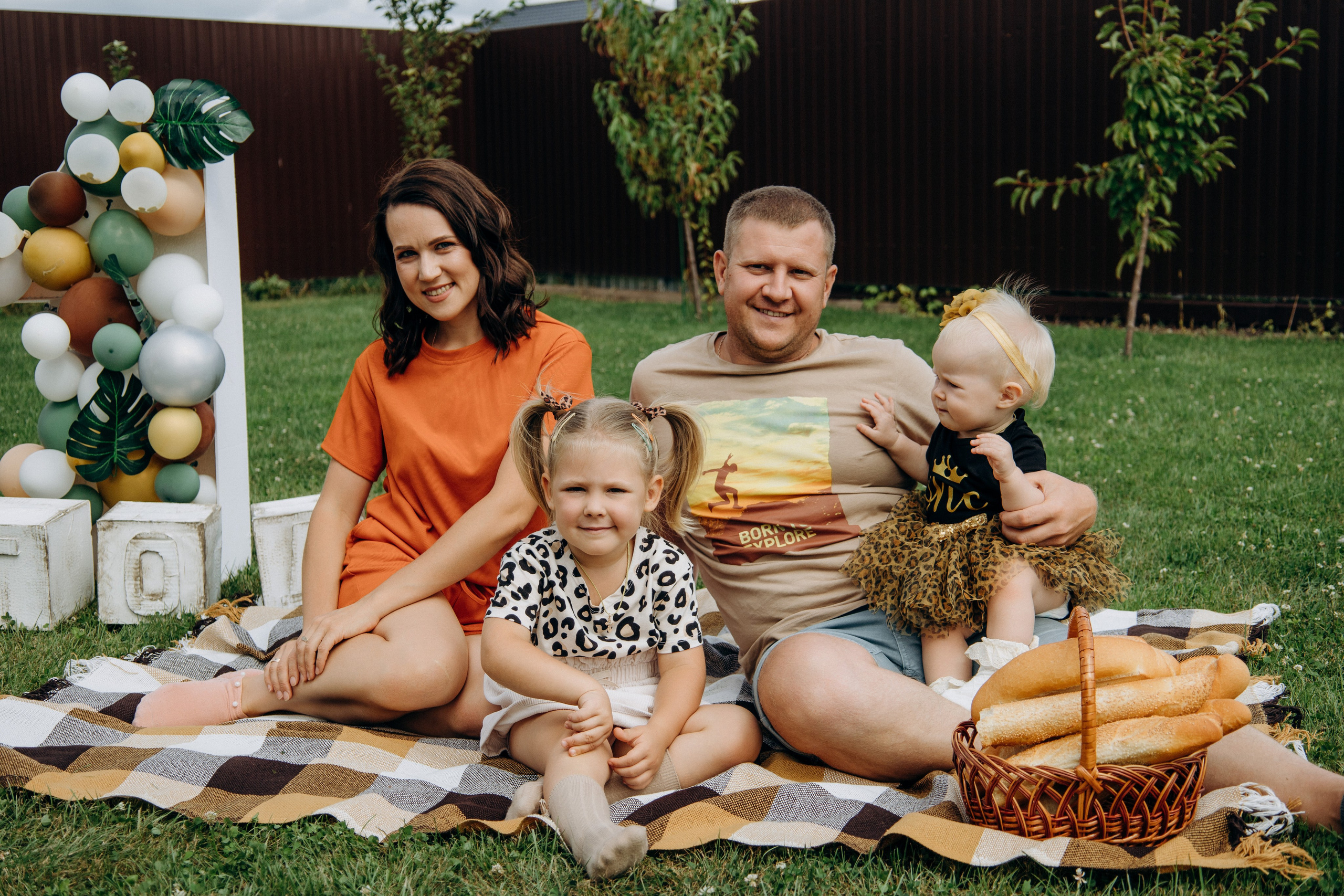 Хрустящие батоны и крошка Милана. Портретный и семейный фотограф в Воронеже Ксения Ремизова