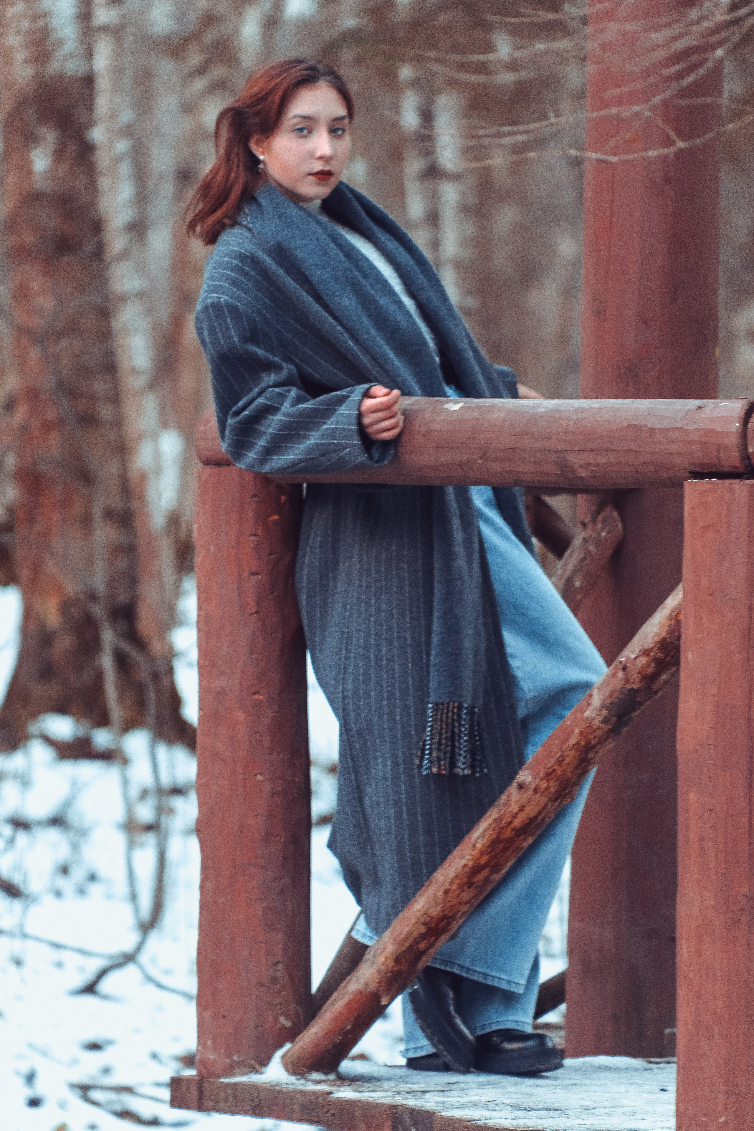 Ксюша в лесу. Фотограф Пермь. Фотосессия в фотостудии Перми и на свежем воздухе