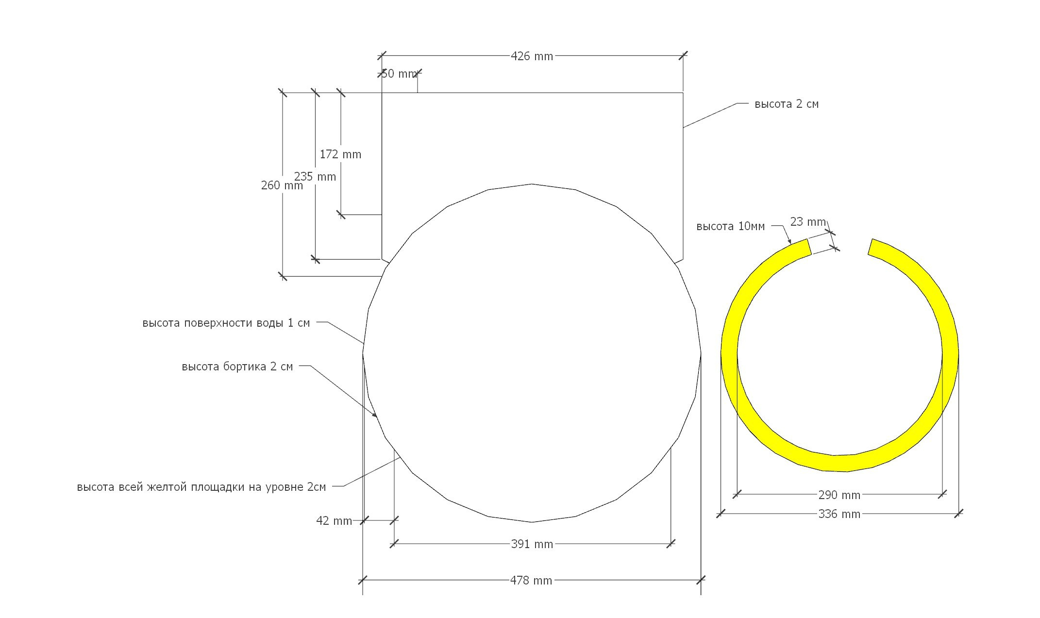 TECHNICAL DRAFTS. Munina Dina. Set design portfolio