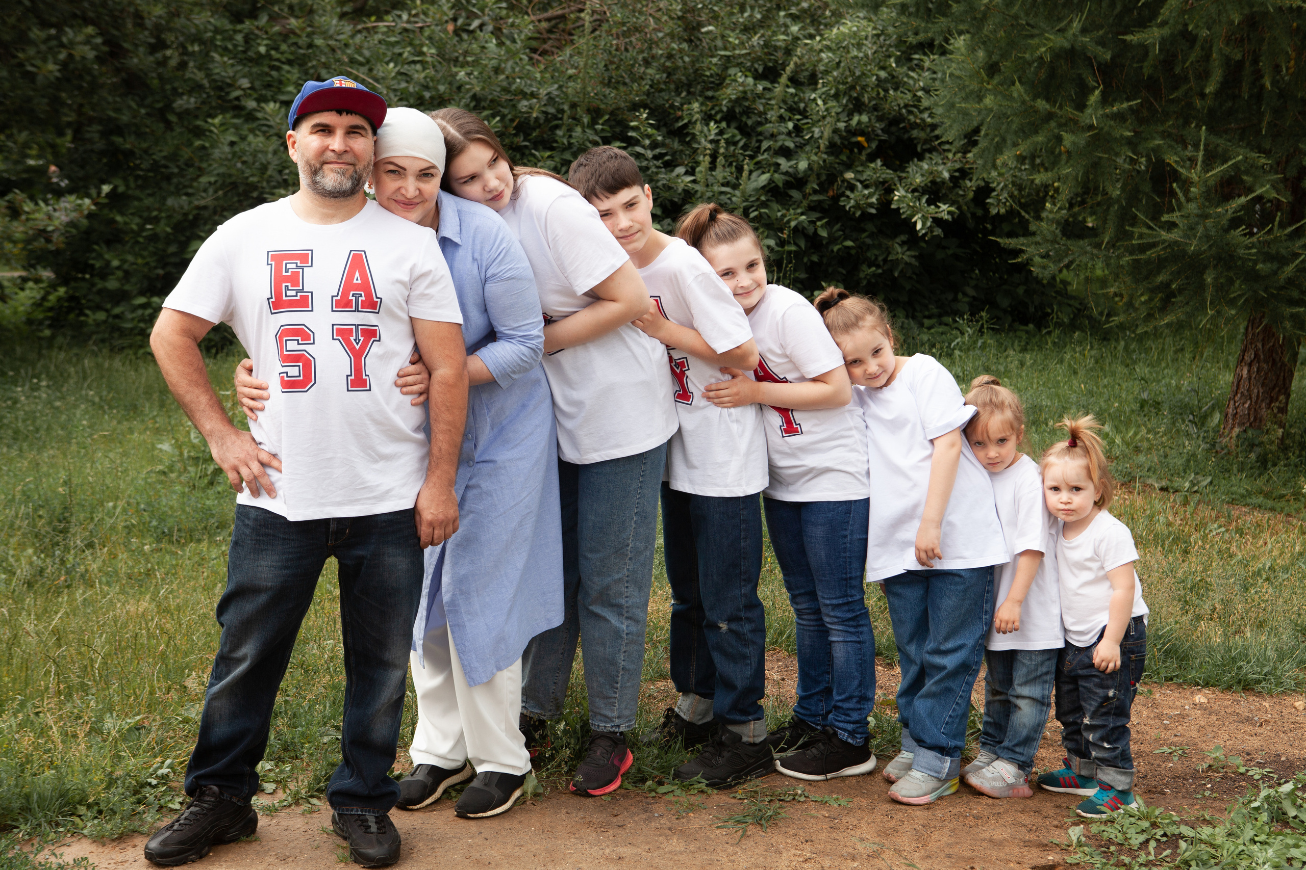 Найля с семьёй. Фотосессия новорожденных в Москве фотограф Савина Анастасия