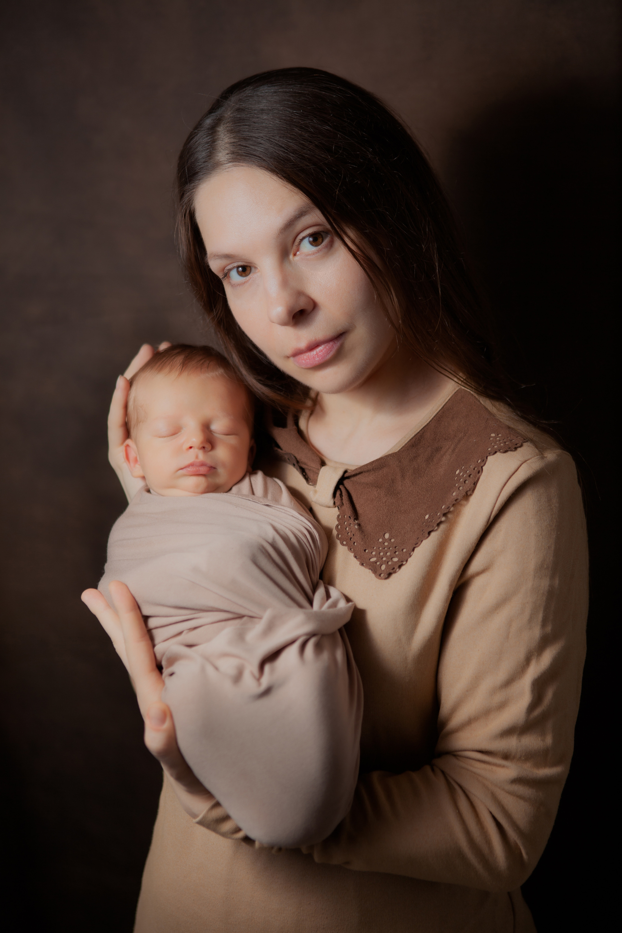 Яна и Рома. Фотосессия новорожденных в Москве фотограф Савина Анастасия