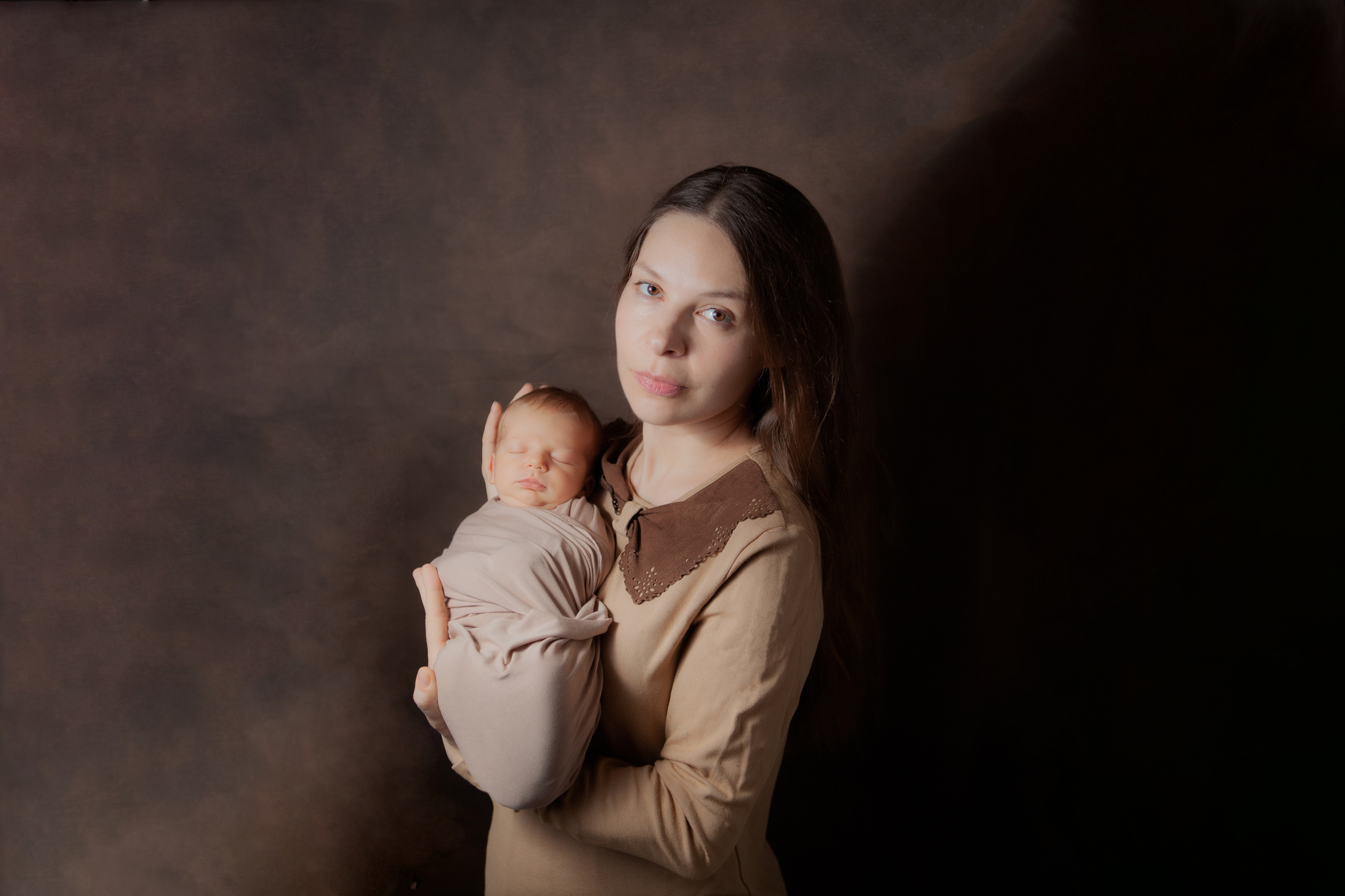 Яна и Рома. Фотосессия новорожденных в Москве фотограф Савина Анастасия