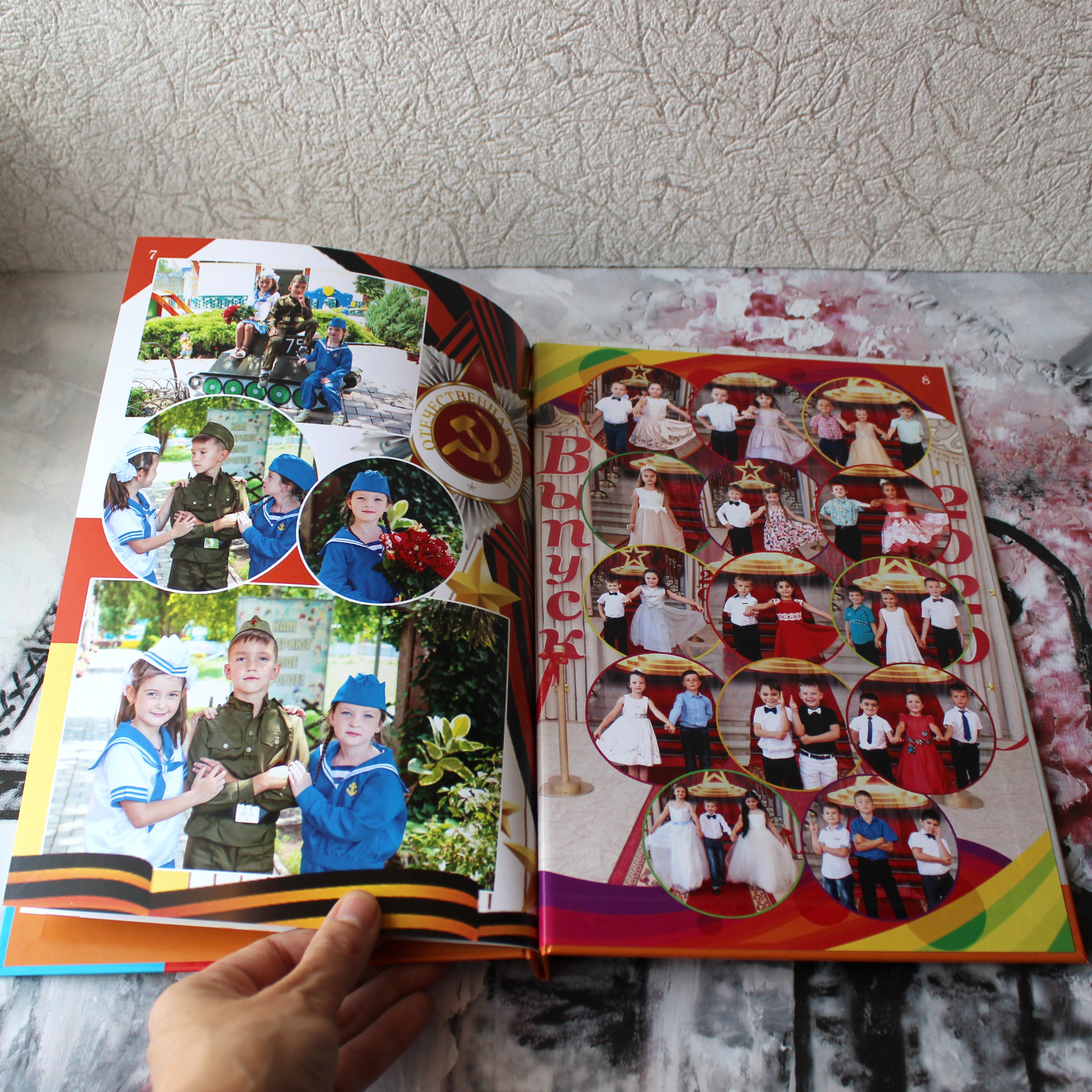 Образцы выпускных фотокниг для детского сада. Детский школьный и семейный фотограф в Краснодаре