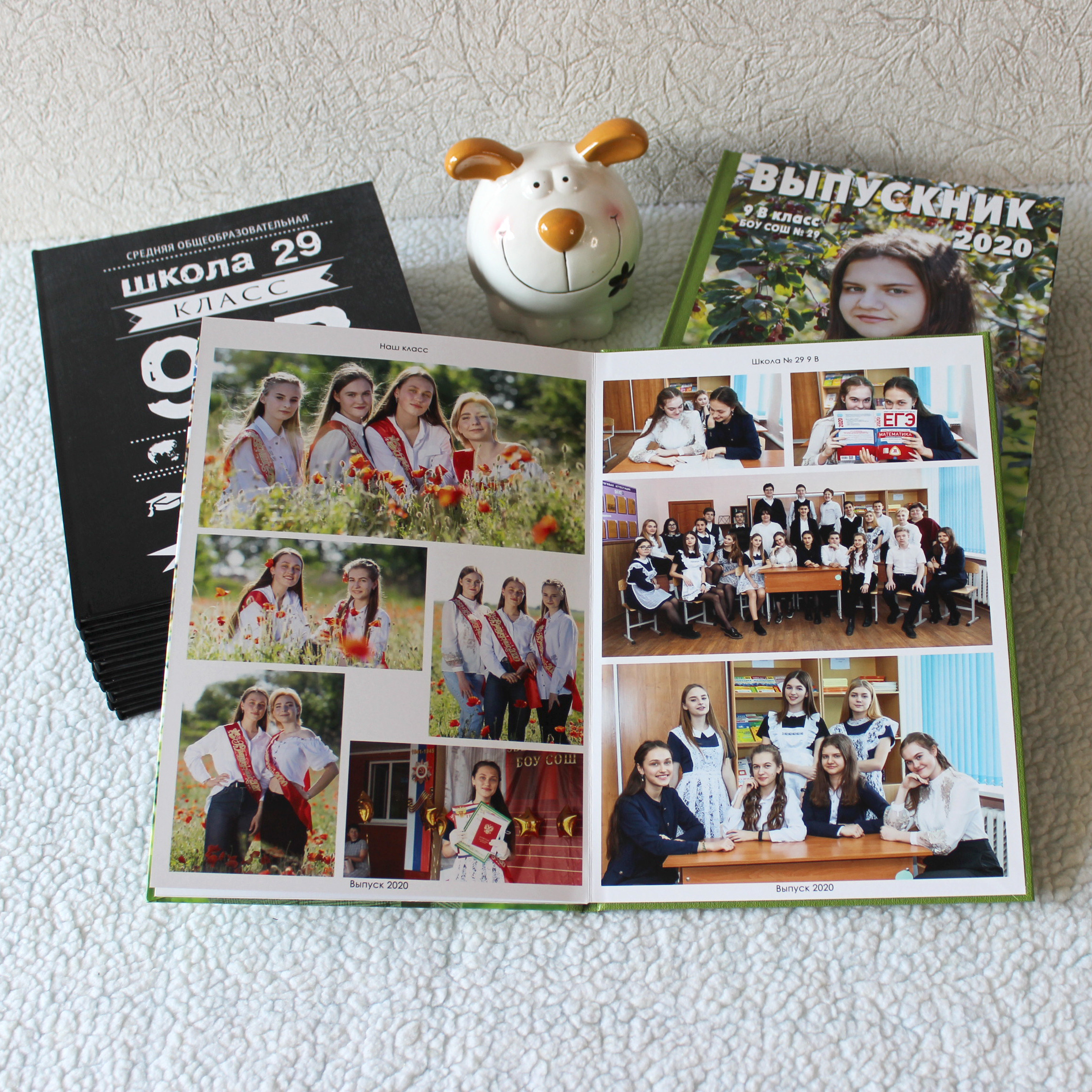 Варианты фотокниг для начальной и старшей школы. Детский школьный и семейный фотограф в Краснодаре