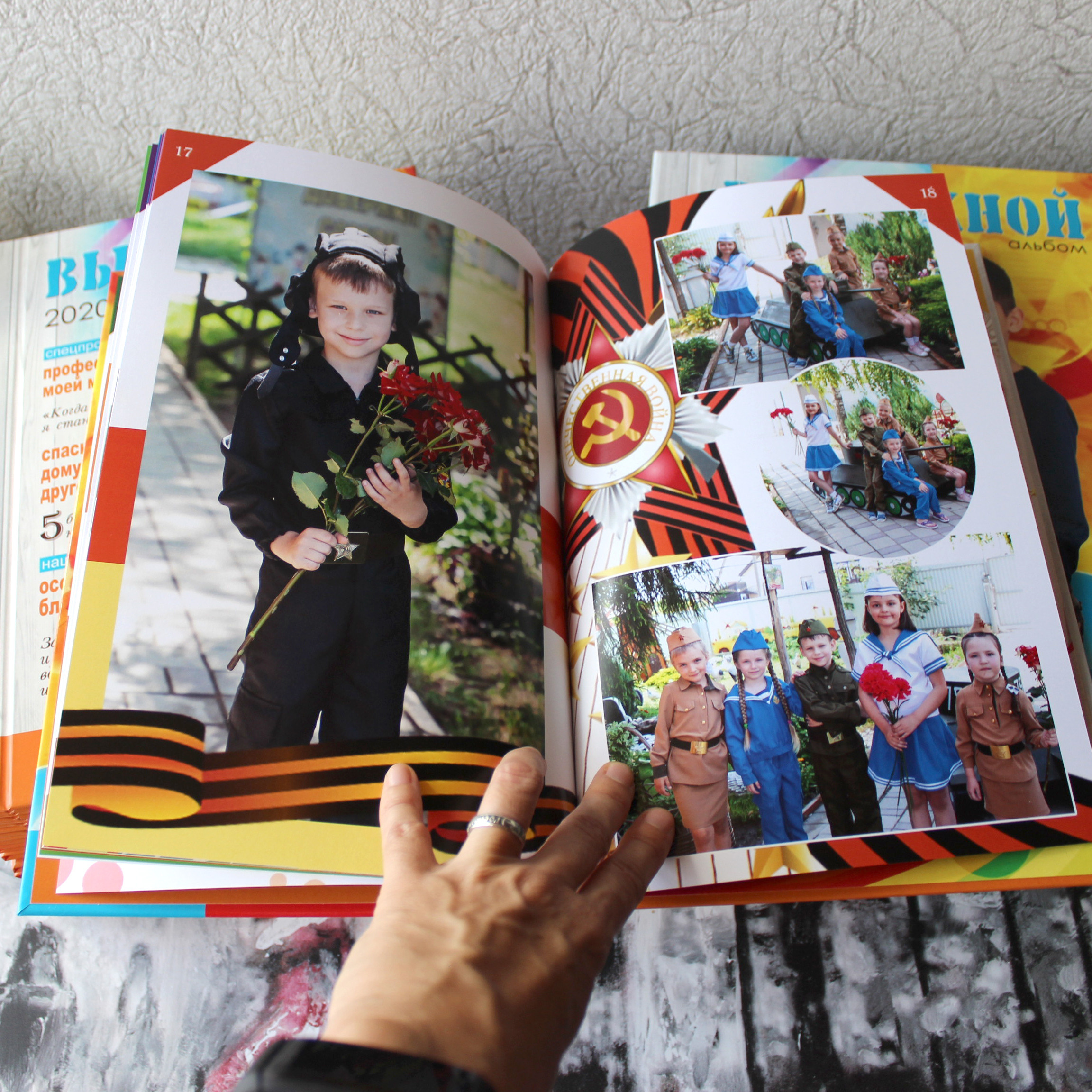 Образцы выпускных фотокниг для детского сада. Детский школьный и семейный фотограф в Краснодаре