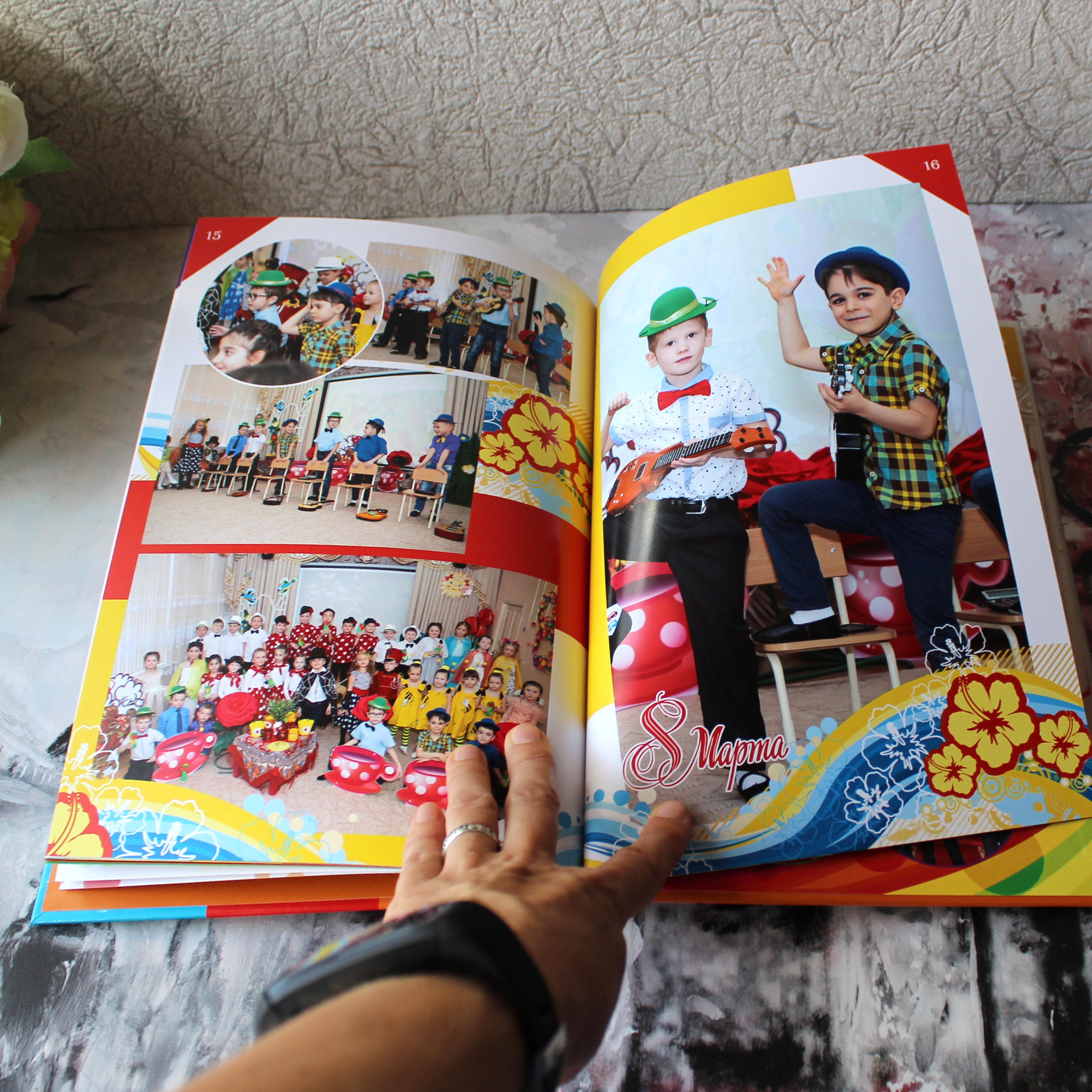 Образцы выпускных фотокниг для детского сада. Детский школьный и семейный фотограф в Краснодаре