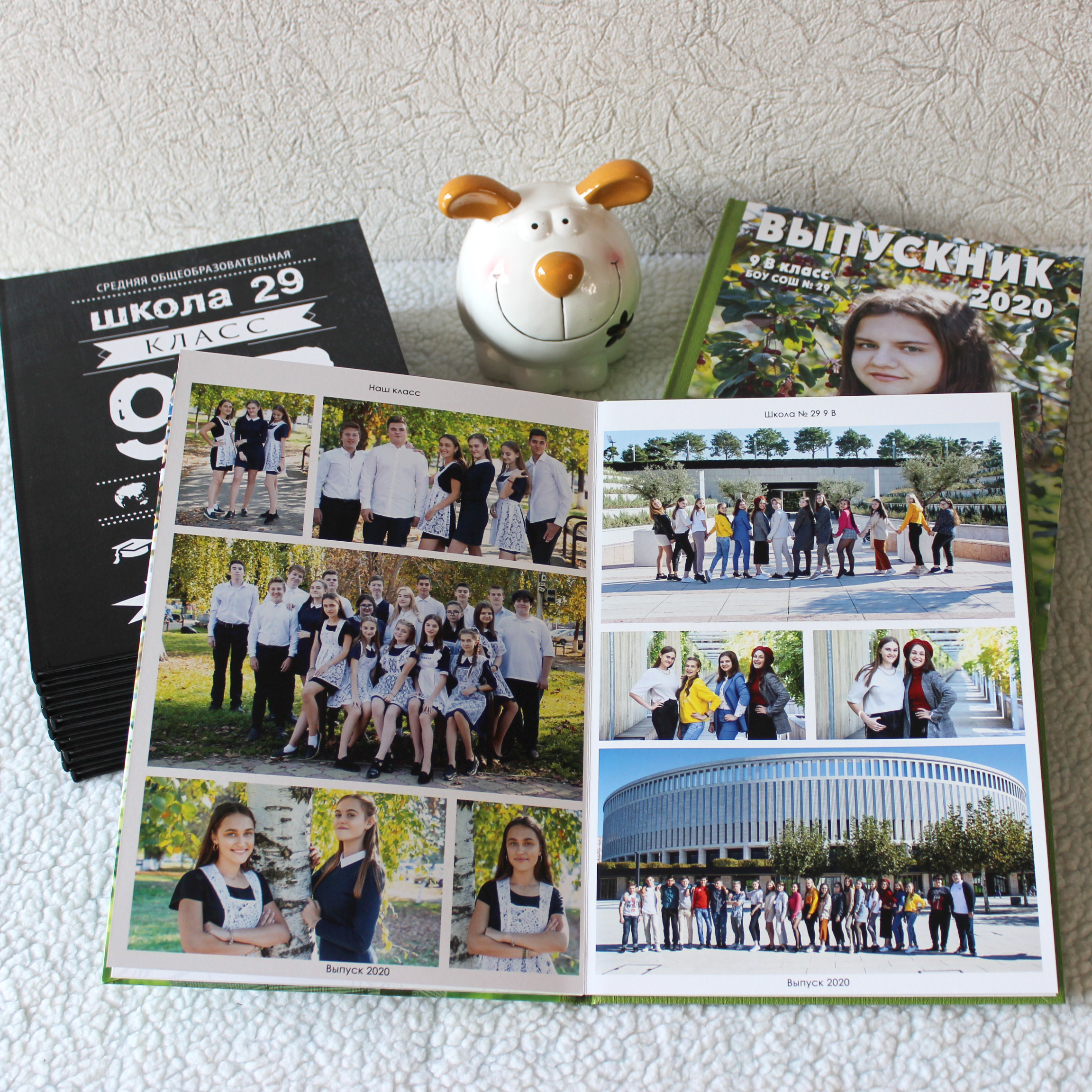 Варианты фотокниг для начальной и старшей школы. Детский школьный и семейный фотограф в Краснодаре
