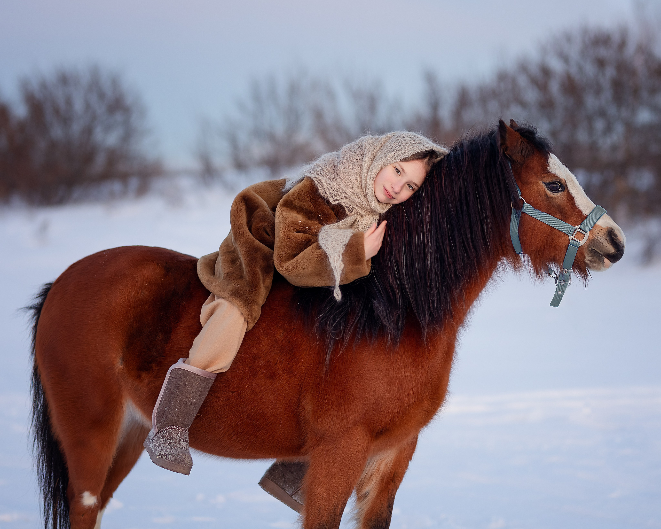 Настя и пони. Детский и семейный фотограф в Челябинске Мандрикова Светлана