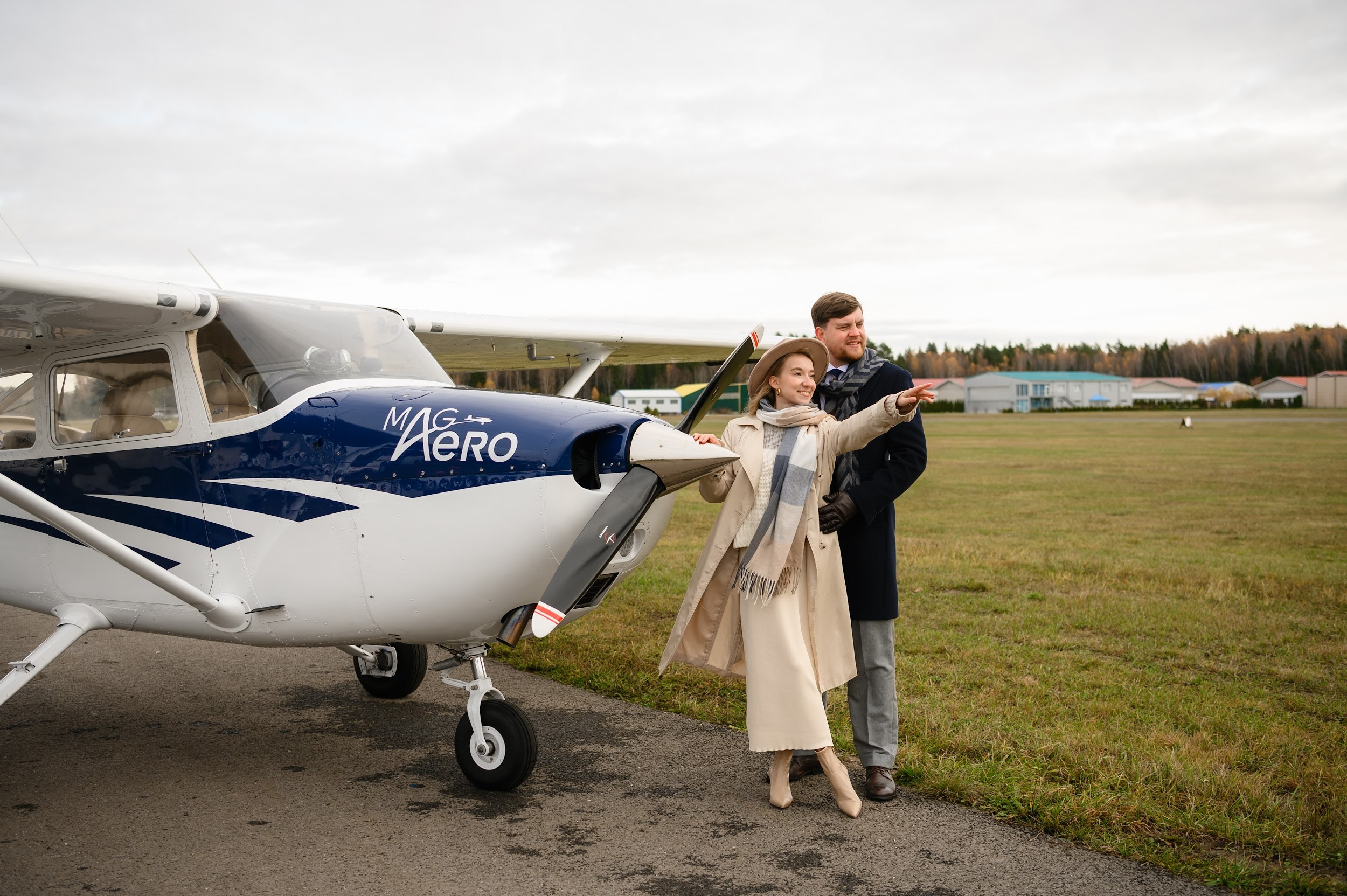 Love-story. Самолёт. Фотограф Марина Росси