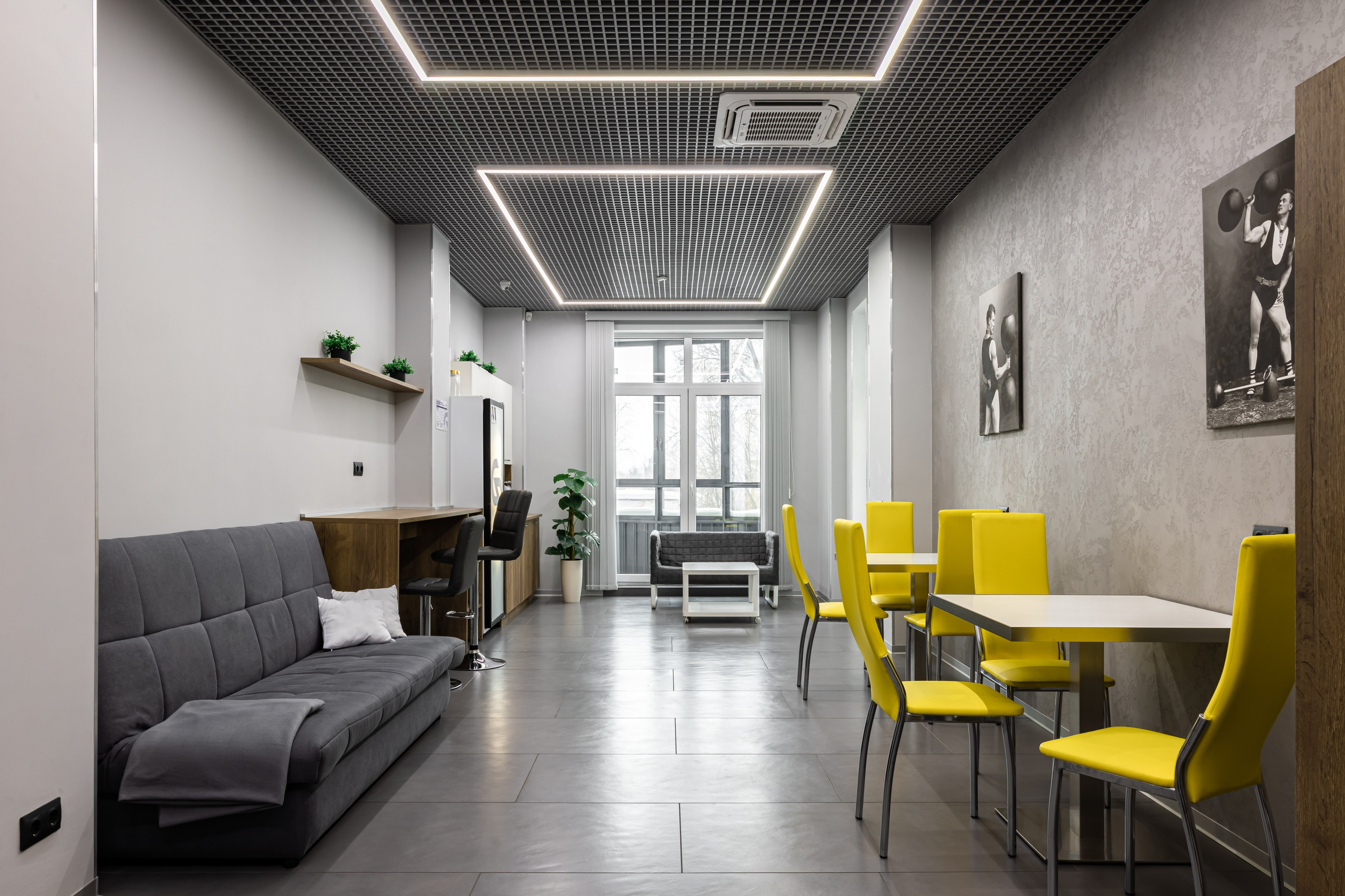 Фитнес-клуб Gym Station, г. Киров. Дизайнер Екатерина Рыблева. Иван Благушин. Интерьерный и архитектурный фотограф в Москве и Санкт-Петербурге