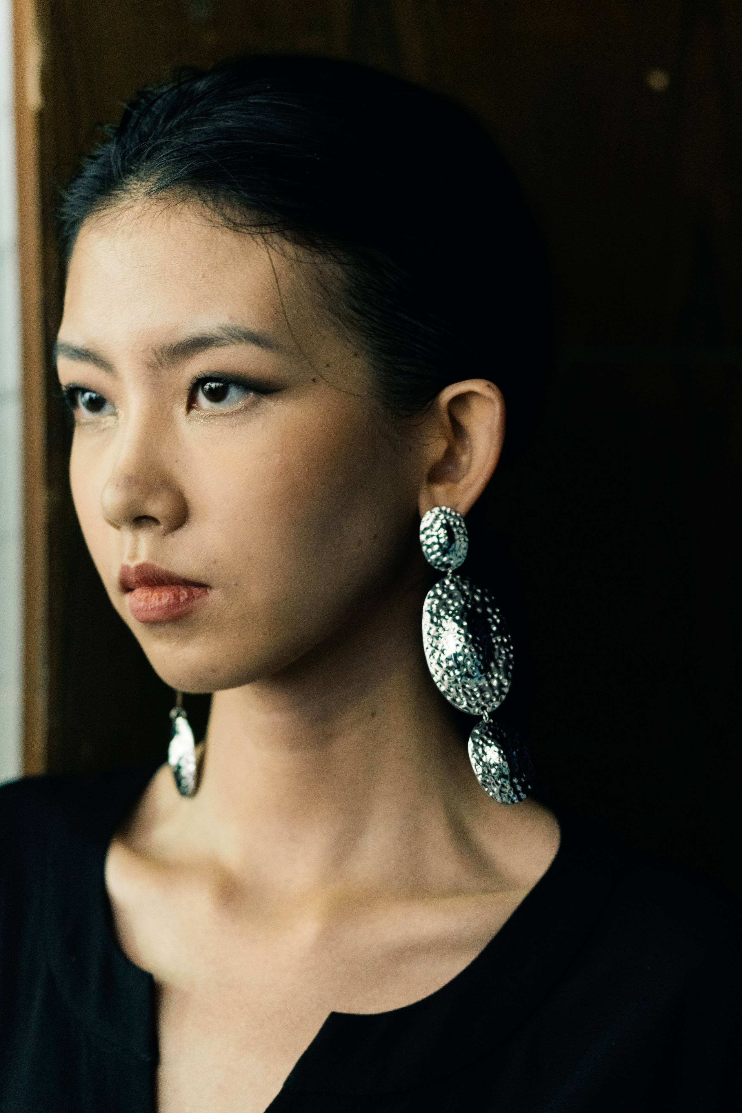 Backstage at Beijing Fashion