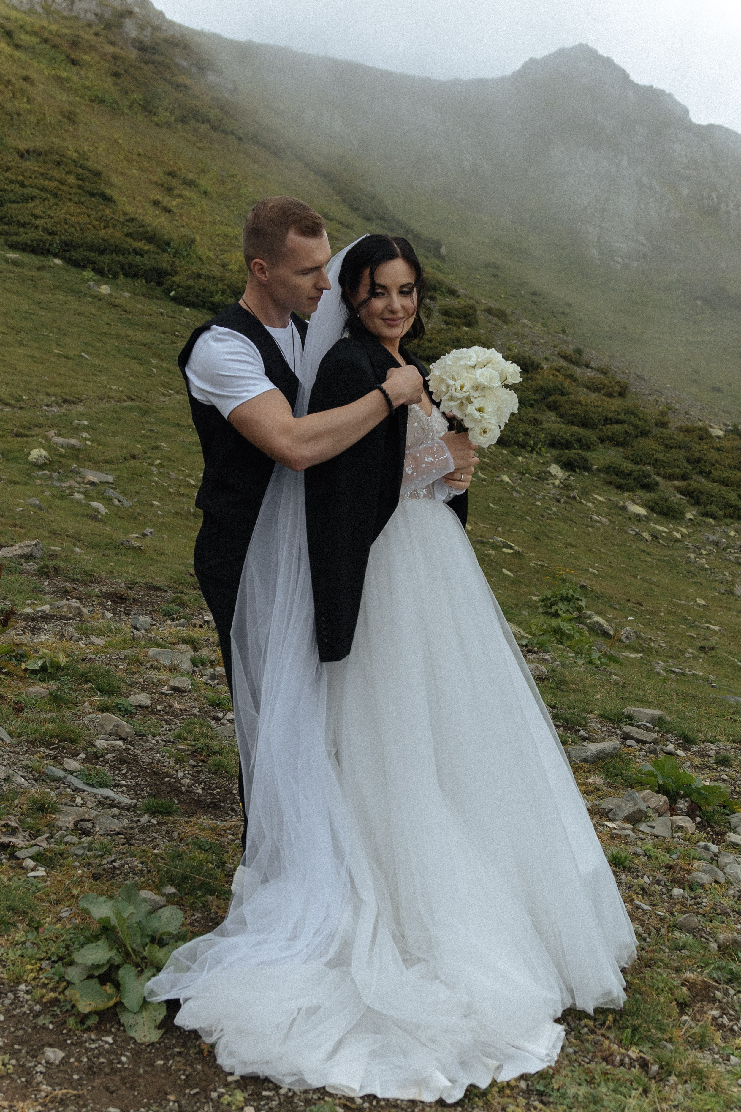 Свадебная Фотосессия в горах Сочи Красной поляны. Фотограф Сочи Адлер Сириус Красная поляна Олеся Минив