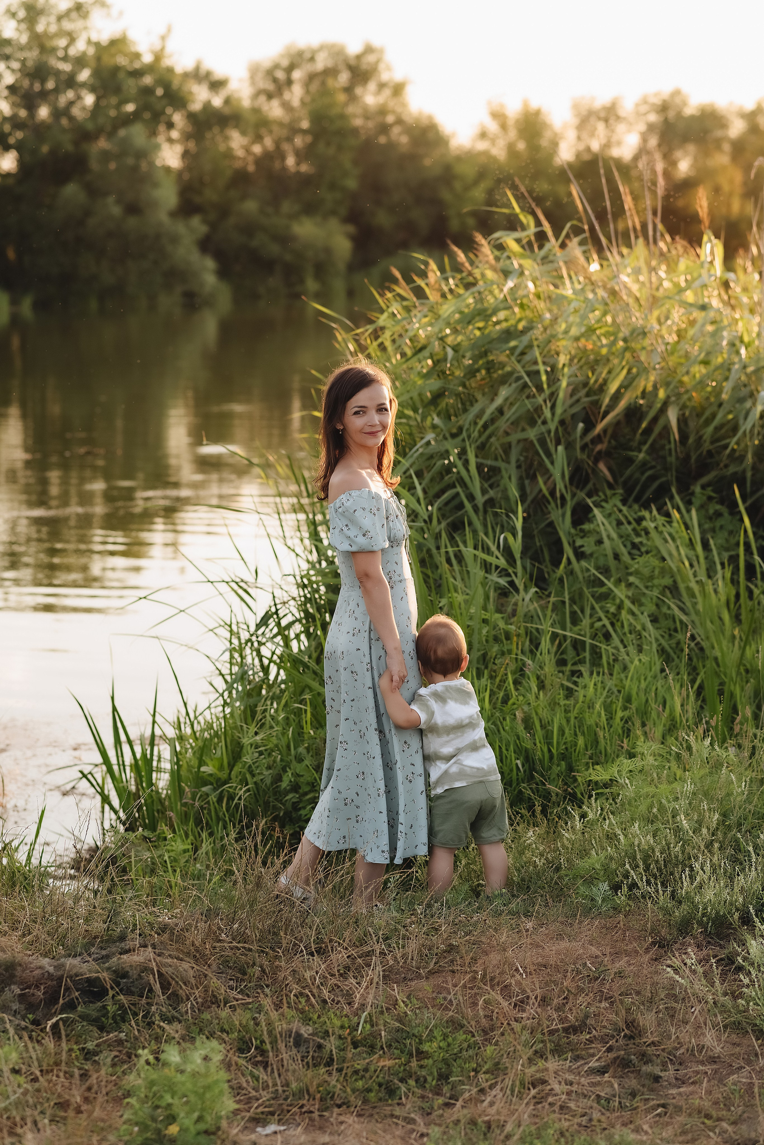 Семейная съемка на закате. Фотограф Карина Шмулёва. Воронеж и область