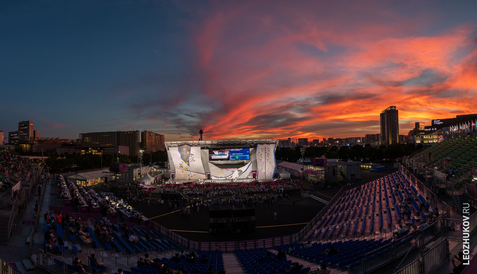 Tokyo-2020 Olympic games. Sports photographer Leonid Zhukov