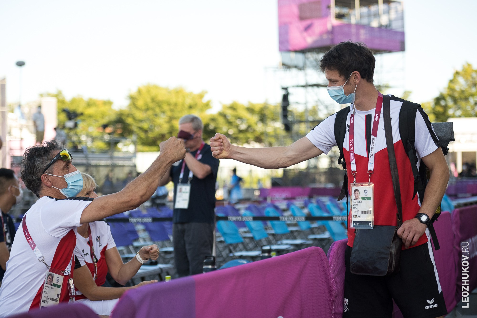 Tokyo-2020 Olympic games. Sports photographer Leonid Zhukov