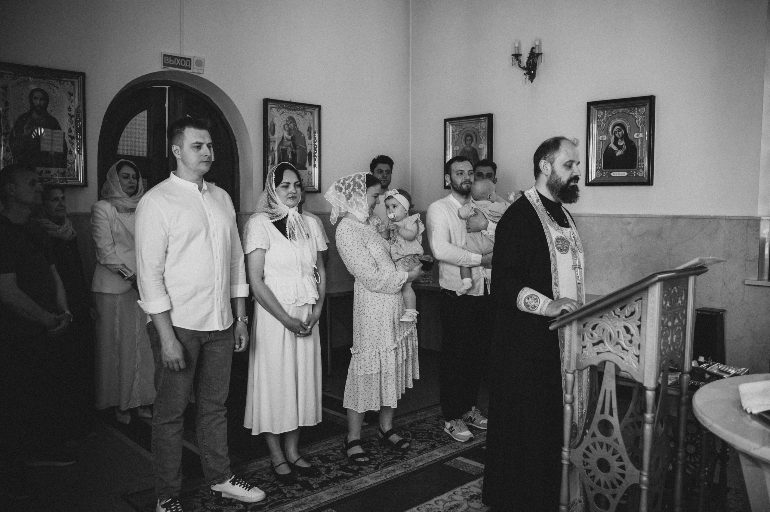 Крещение Мии и Льва. Семейный фотограф в Минске Дарья Дреко