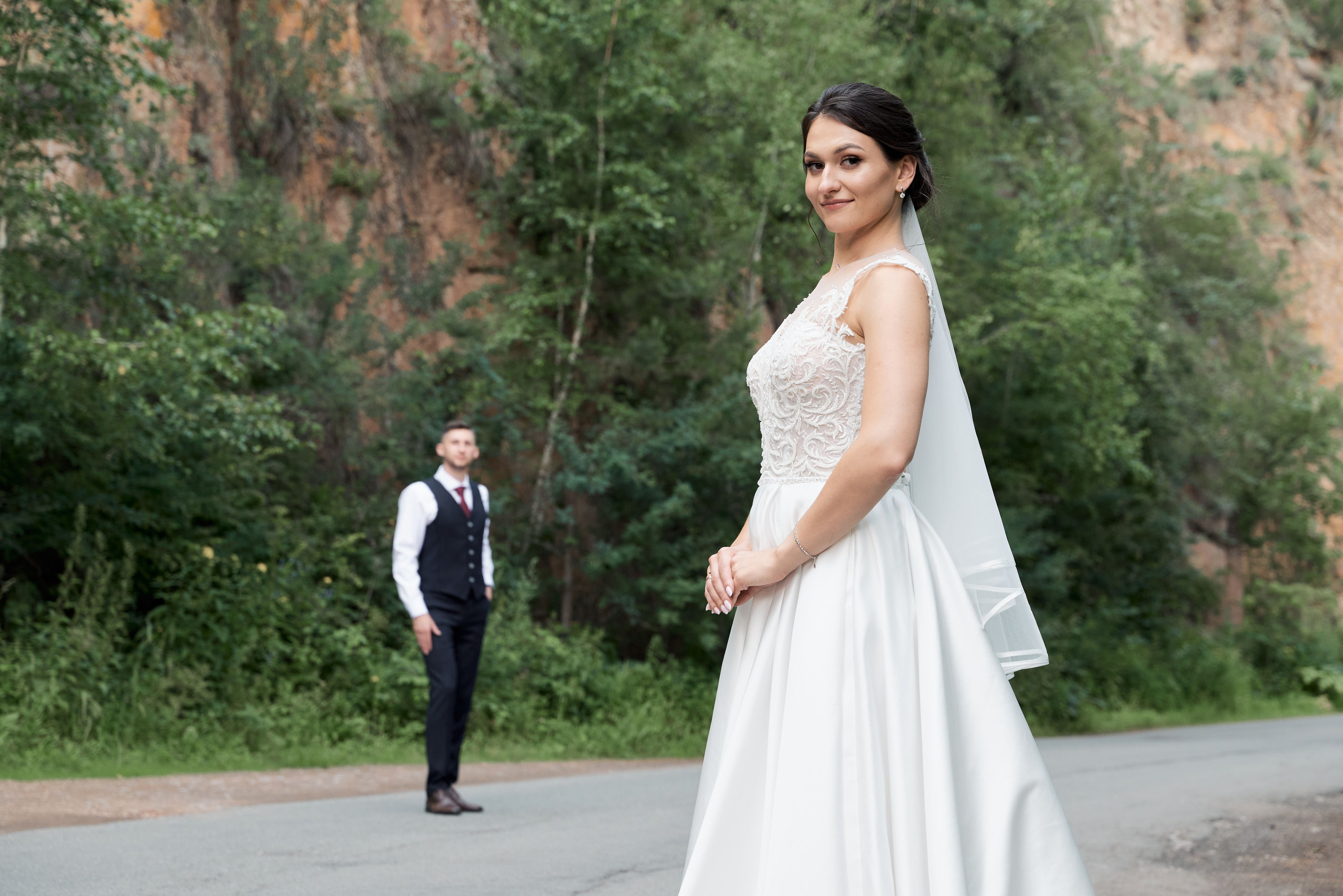 Дорога у карьера. Свадебный фотограф Александр Браво