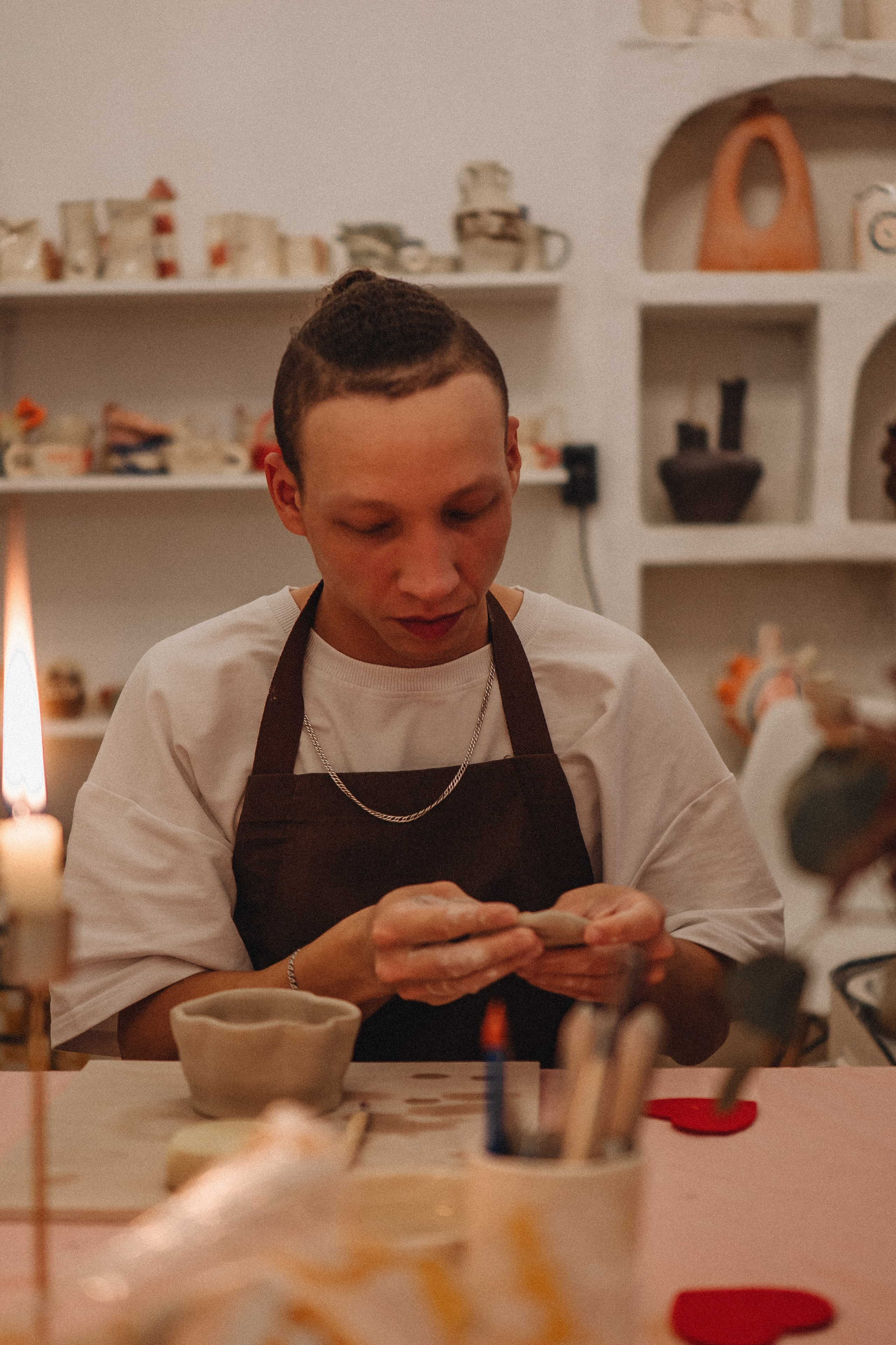 СВИДАНИЕ В ГОНЧАРНОЙ МАСТЕРСКОЙ. Профессиональный фотограф, Санкт-Петербург — Виктория Богомолова