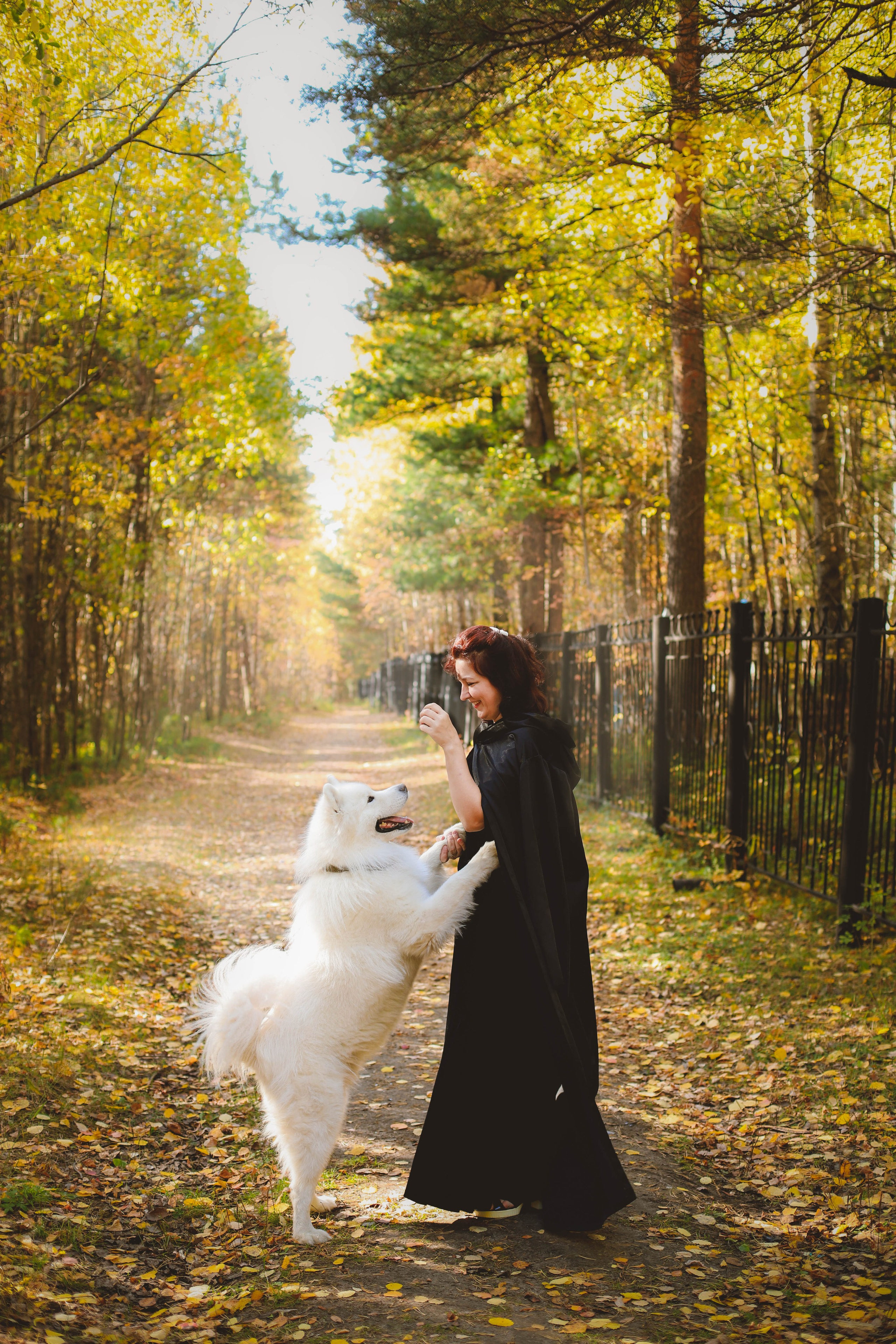 Девушка с собакой. Фотограф в Сургуте Брызгунова Анастасия