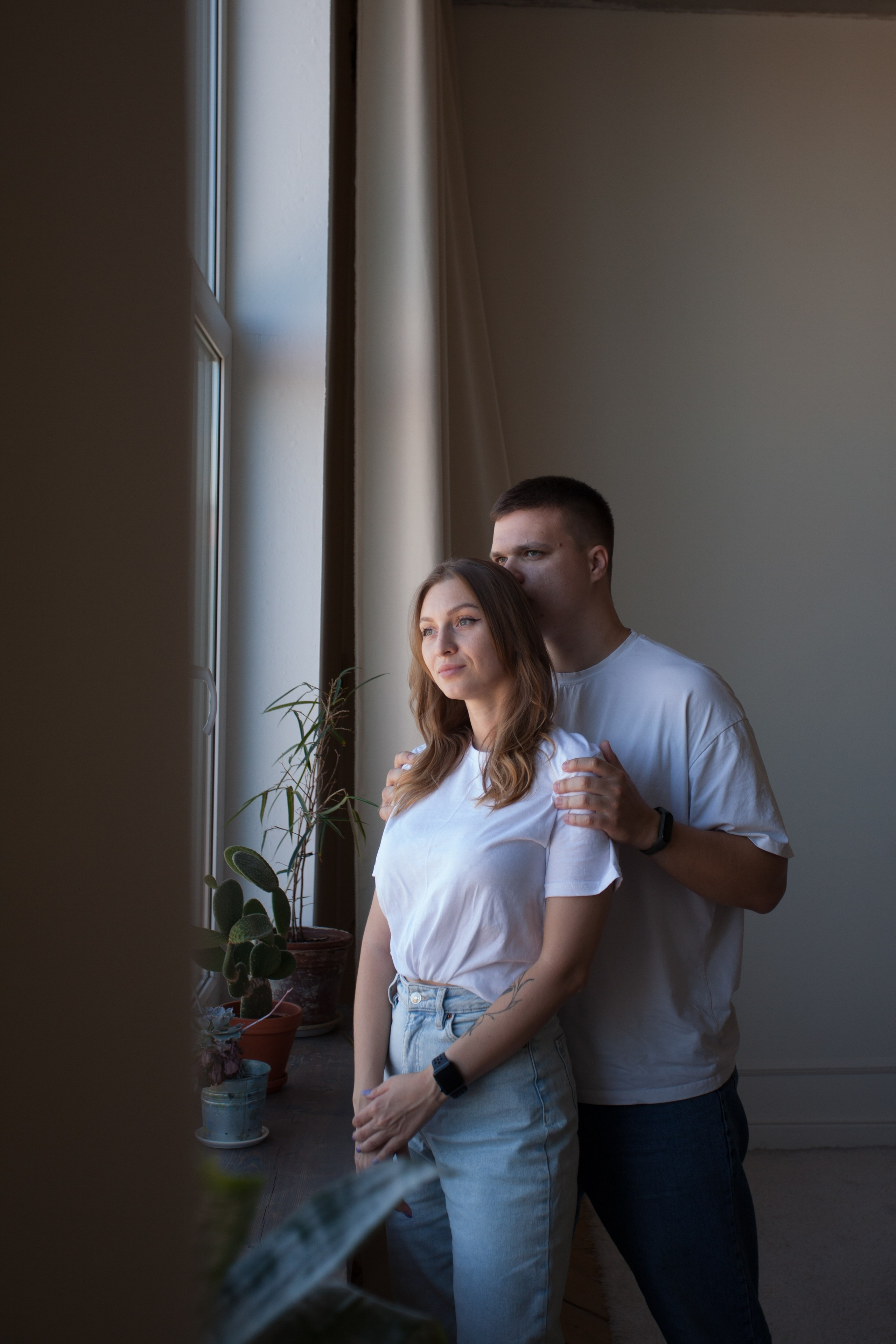 Женя и Кристина минимализм. Семейный и детский фотограф в Краснодаре Брусилова Марина