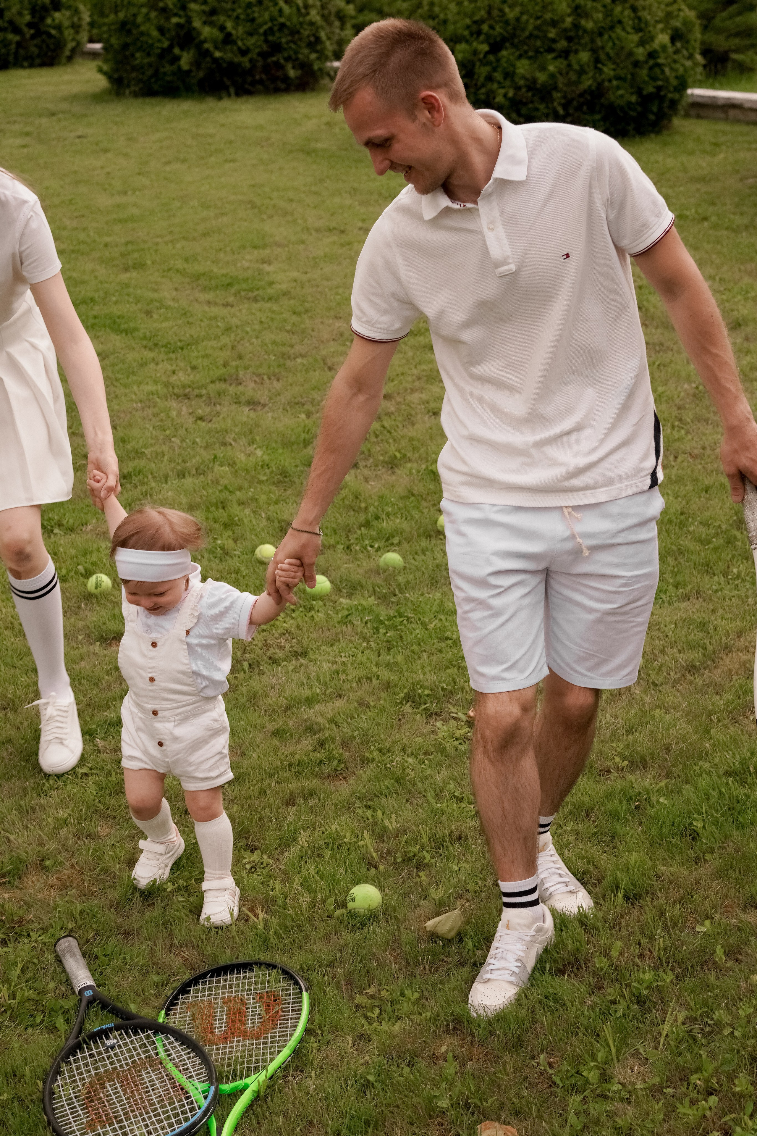 Теннис с семьей. Свадебный и семейный фотограф Афанасьева Анна в Кисловодске