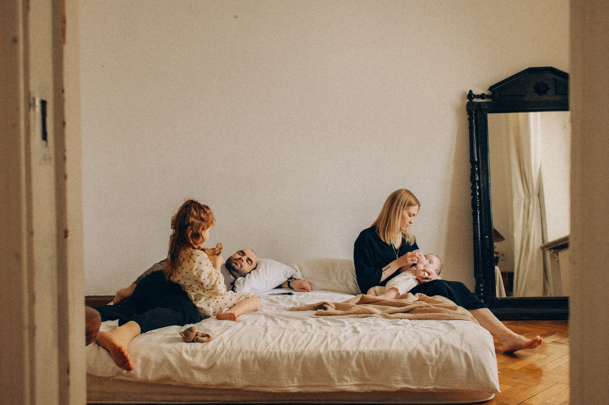 Саша, Лена, Лера и Тимофей. Семейный фотограф Москва