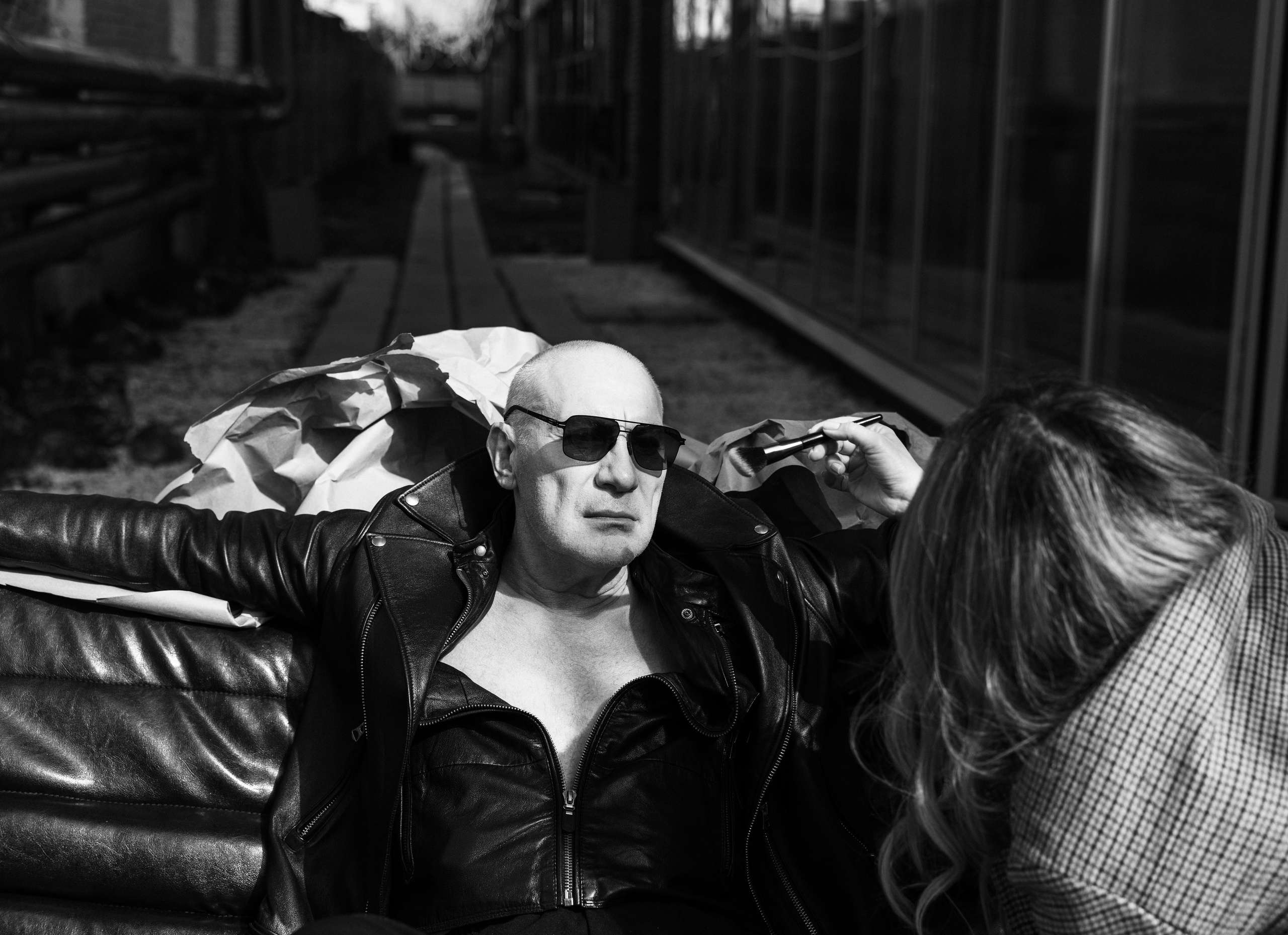 Backstage со съемок журнала «Караван историй». Портретный фотограф Елена Кириленко в Москве