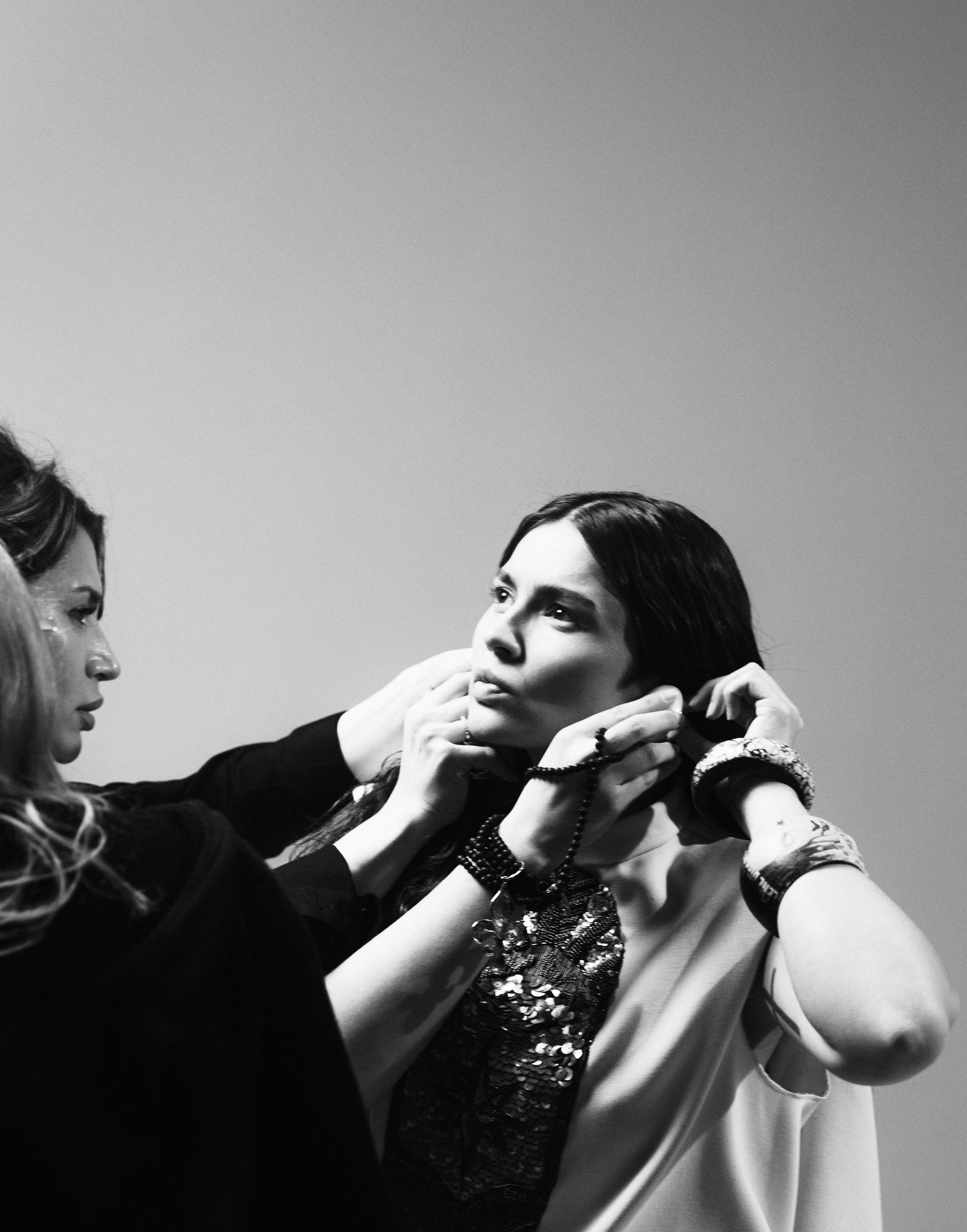 Backstage со съемок журнала «Караван историй». Портретный фотограф Елена Кириленко в Москве