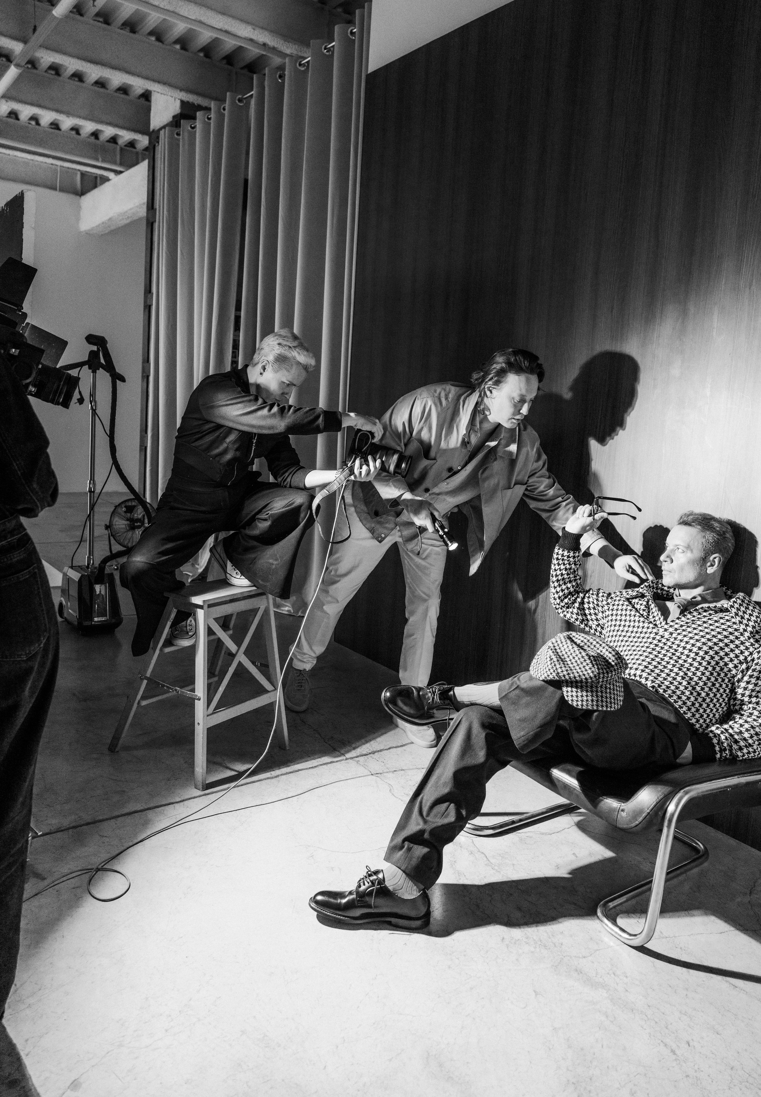 Backstage со съемок журнала «Караван историй». Портретный фотограф Елена Кириленко в Москве