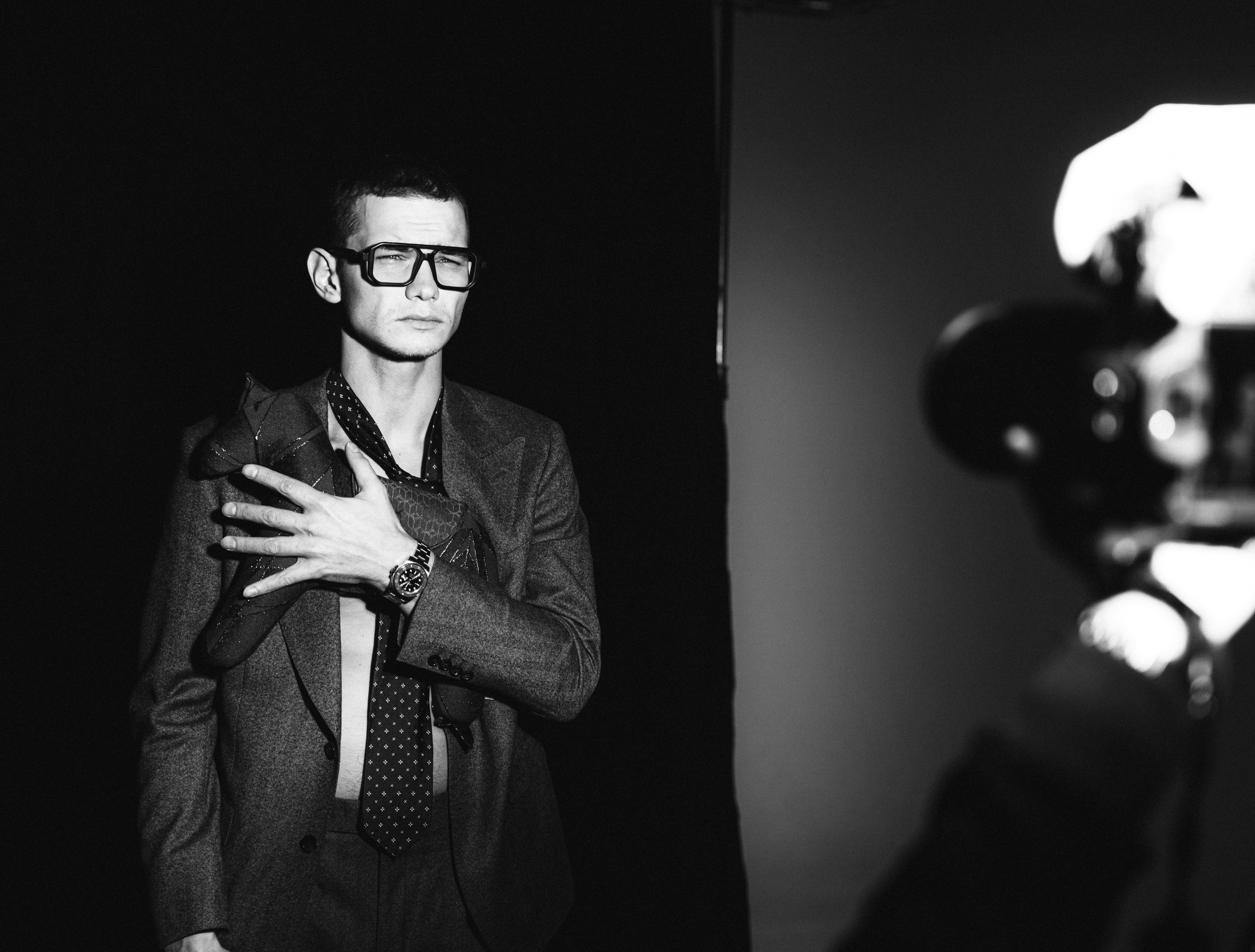 Backstage со съемок журнала «Караван историй». Портретный фотограф Елена Кириленко в Москве