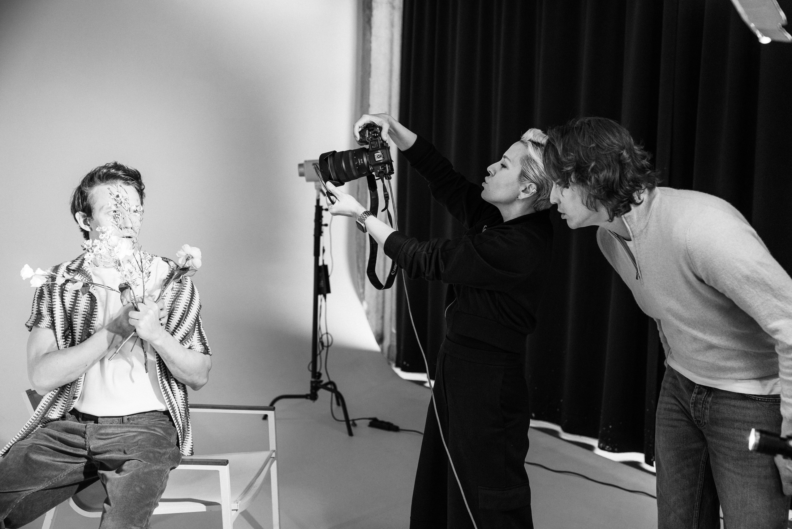 Backstage со съемок журнала «Караван историй». Портретный фотограф Елена Кириленко в Москве