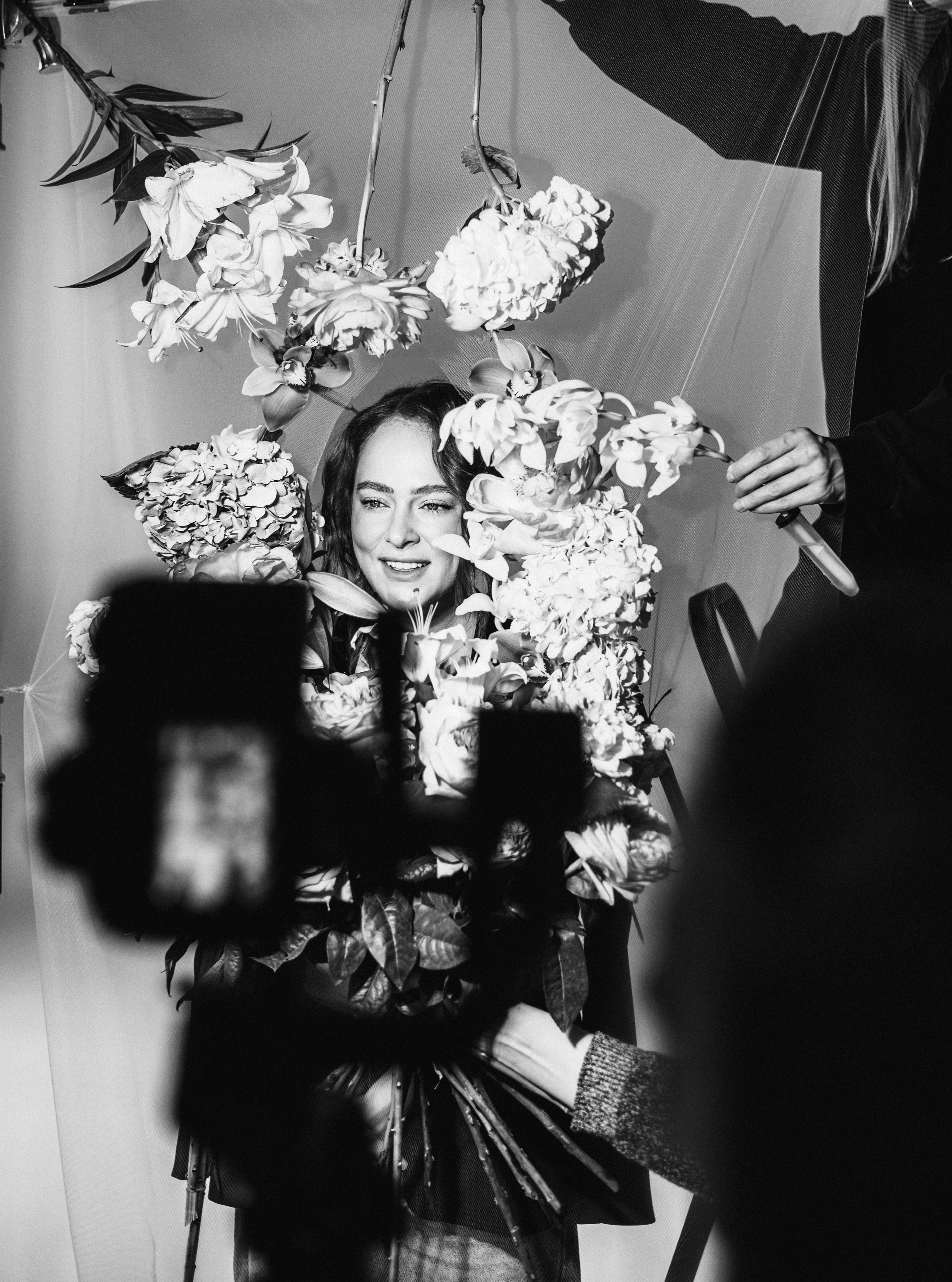 Backstage со съемок журнала «Караван историй». Портретный фотограф Елена Кириленко в Москве