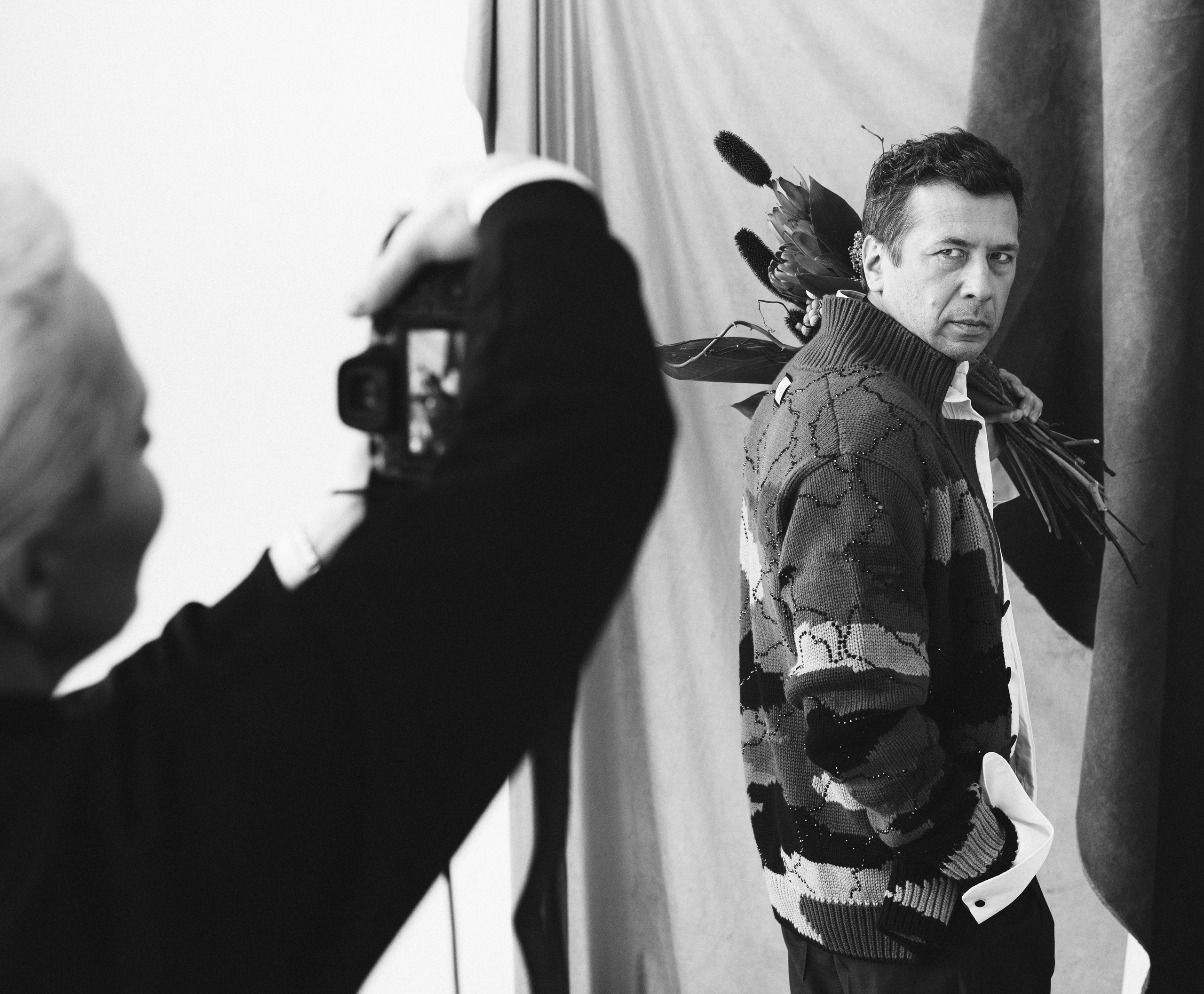 Backstage со съемок журнала «Караван историй». Портретный фотограф Елена Кириленко в Москве