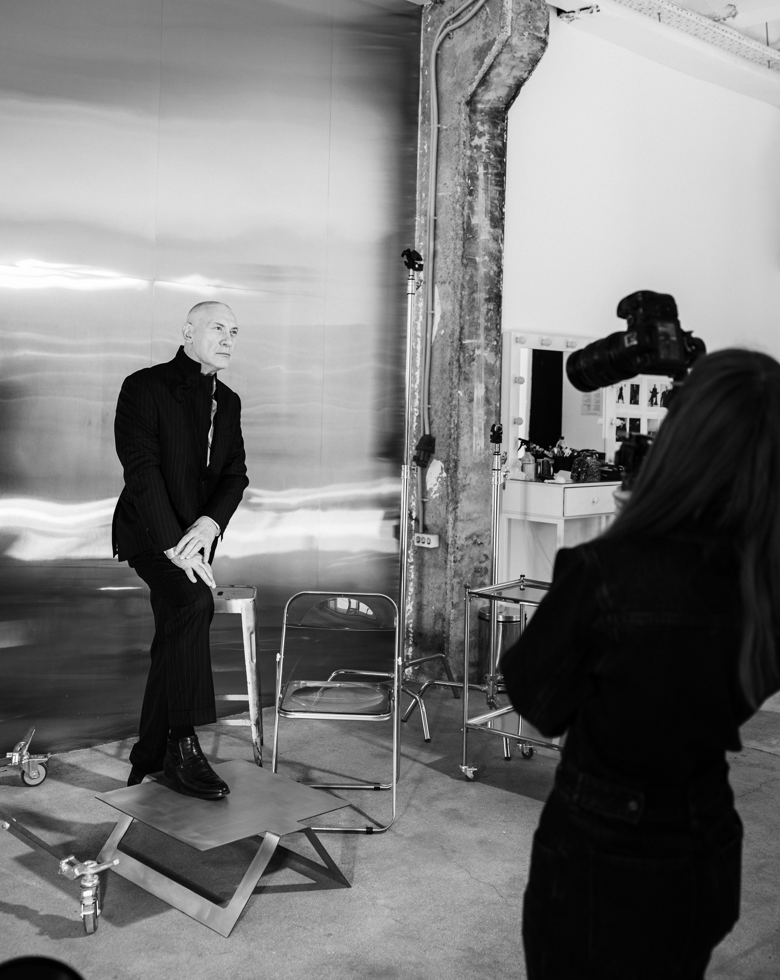 Backstage со съемок журнала «Караван историй». Портретный фотограф Елена Кириленко в Москве