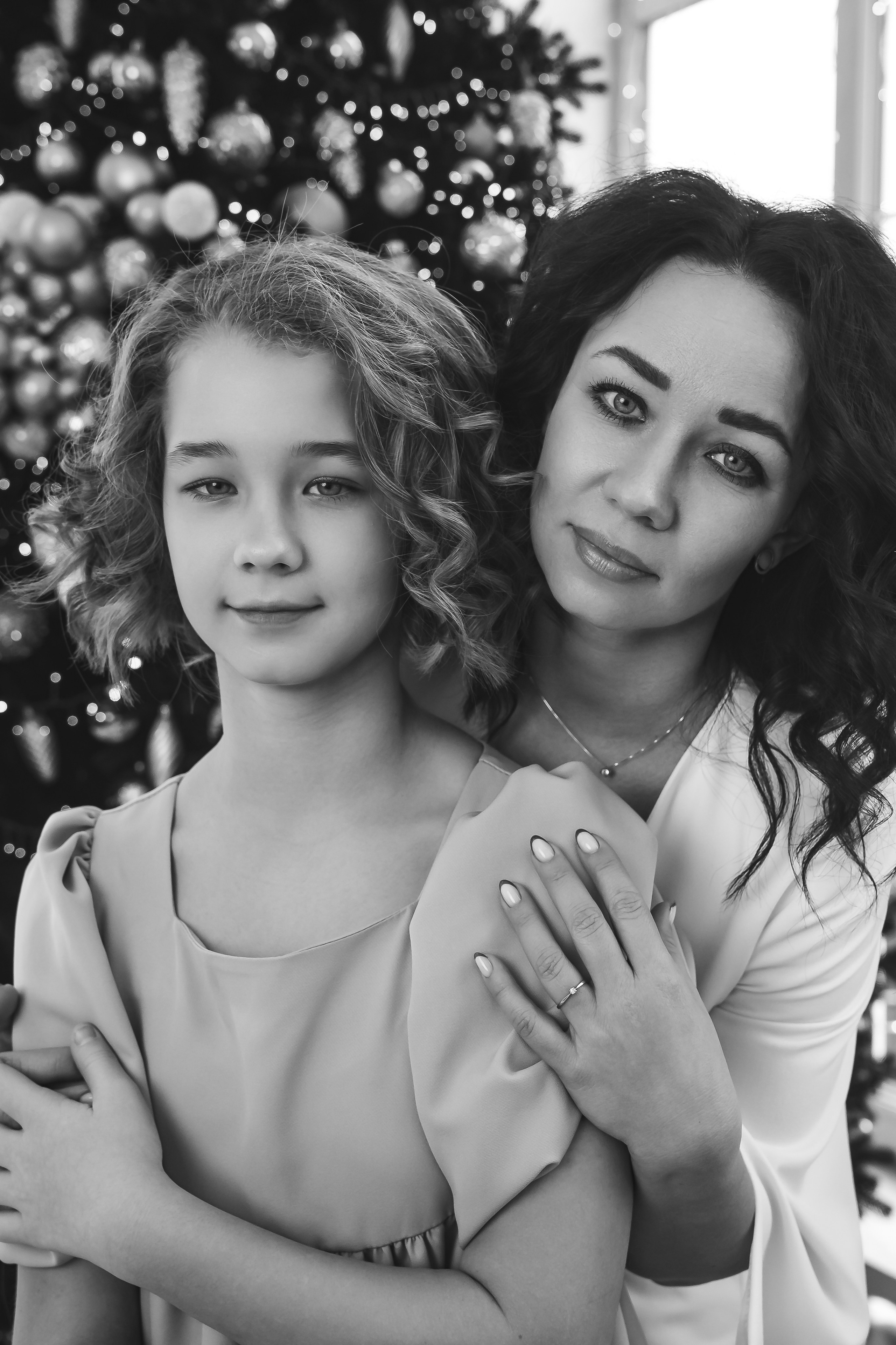 Мама и дочь_новогоднее настроение. Фотограф Воронеж, Новая Усмань Мария Бублик