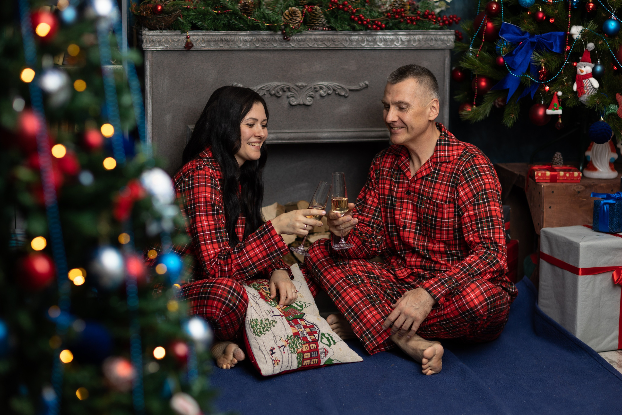 Новогодняя студийная фотосессия. Портретный и семейный фотограф в Краснодаре Оксана Сараева