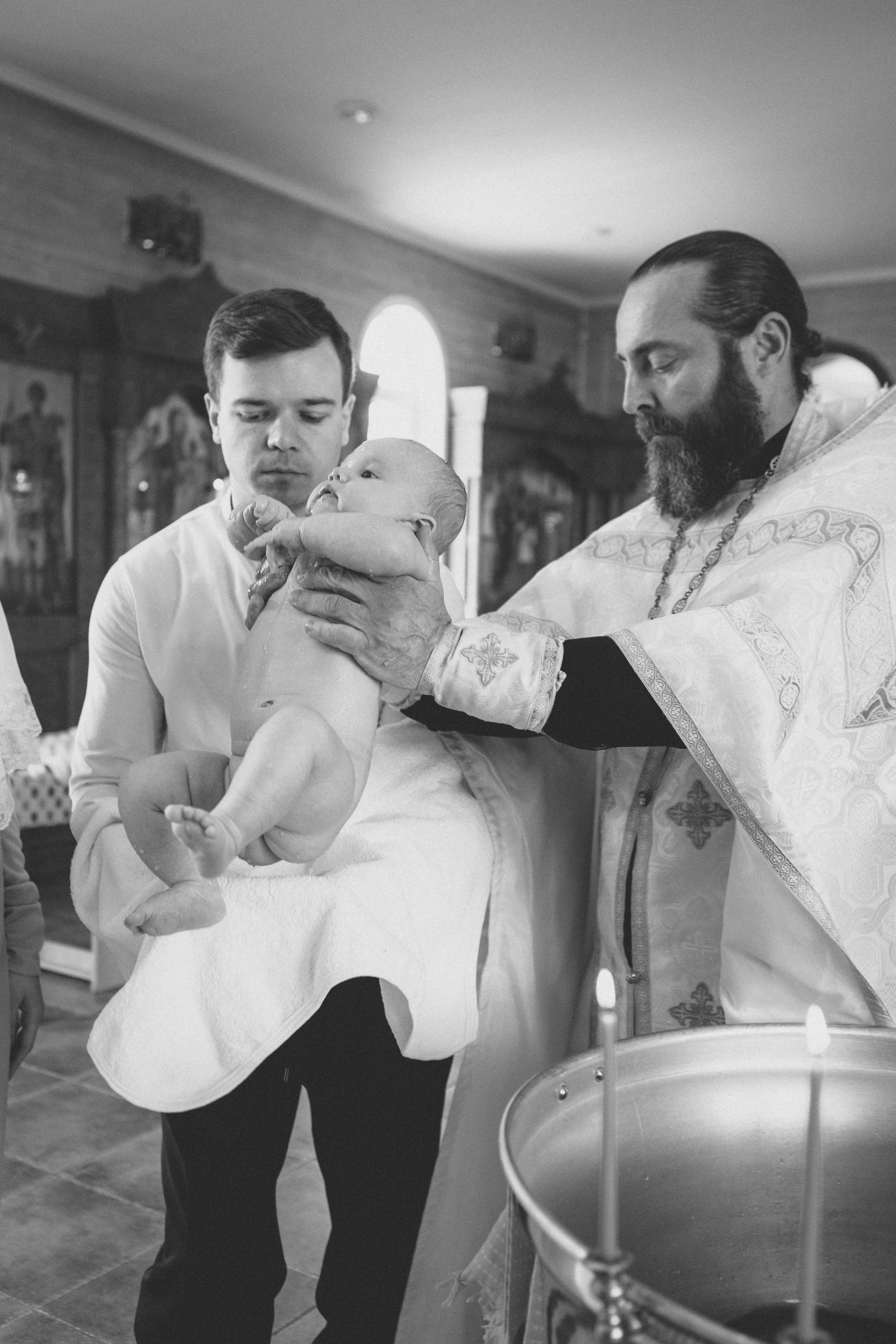 Крещение Льва. Семейный фотограф и фотограф на роды в Ростове-на-Дону Мухина Виктория